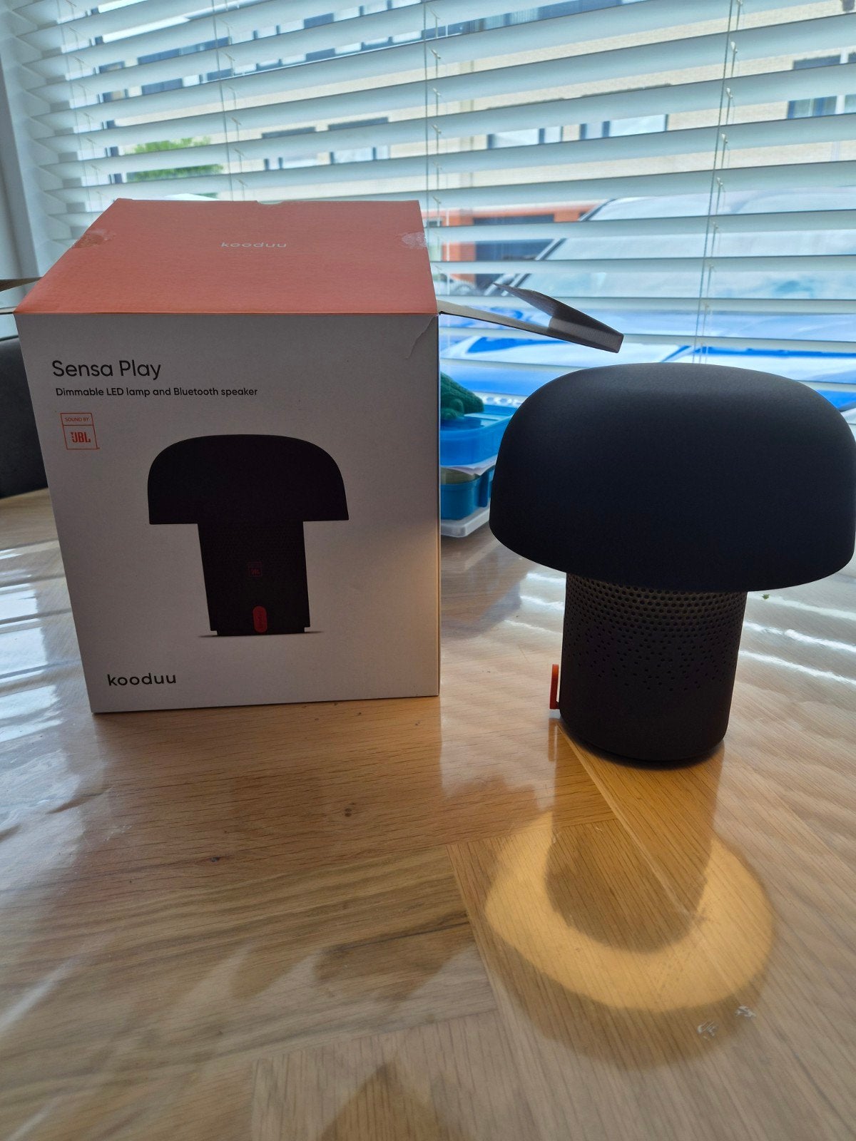 NIEUW Kooduu Sensa Play speaker zwart (nieuwprijs €139,-)