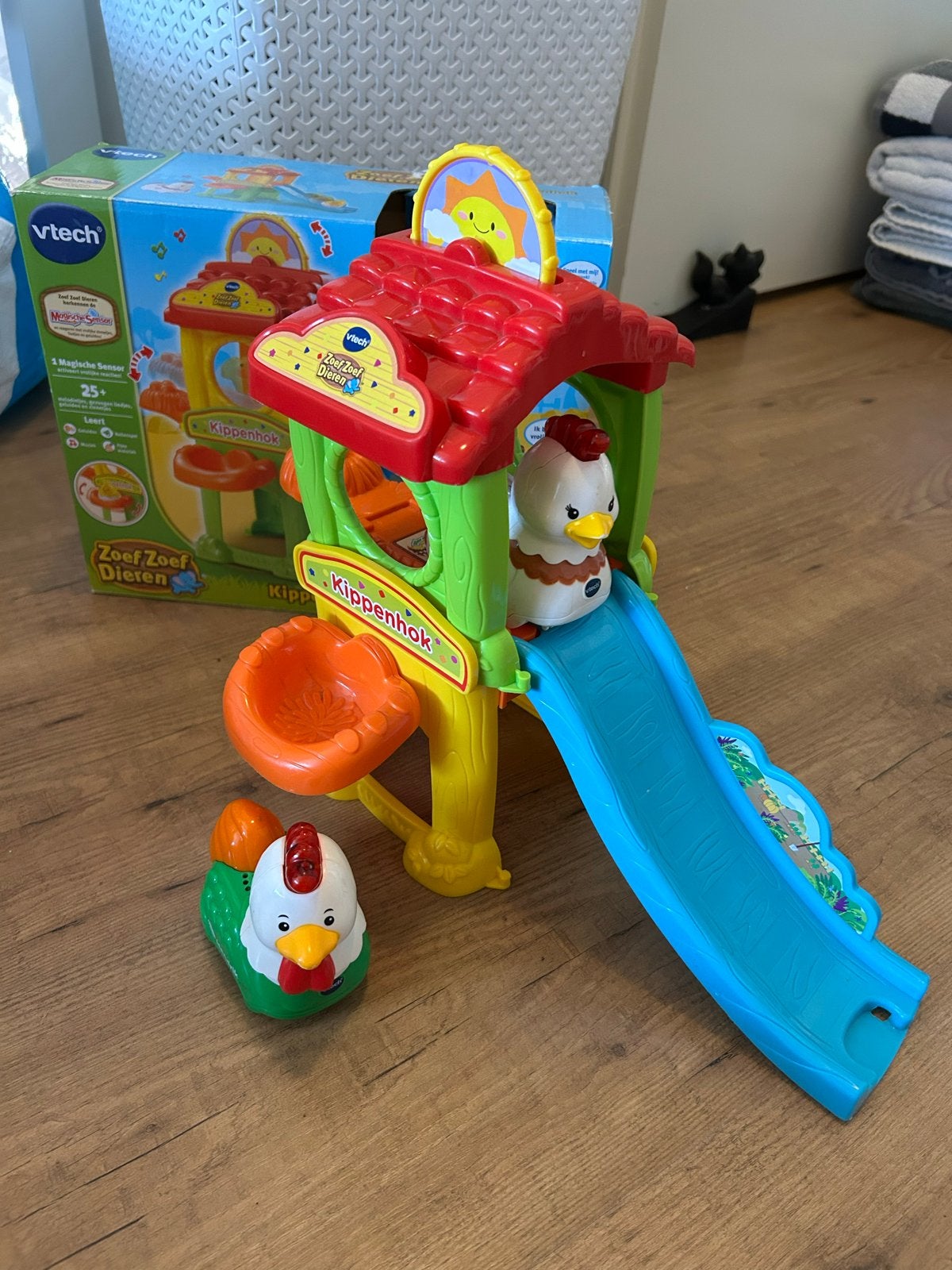 Vtech Zoef Zoef Dieren Kippenhok kip en haan, Ophalen of Verzenden, Gebruikt, 2 tot 4 jaar
