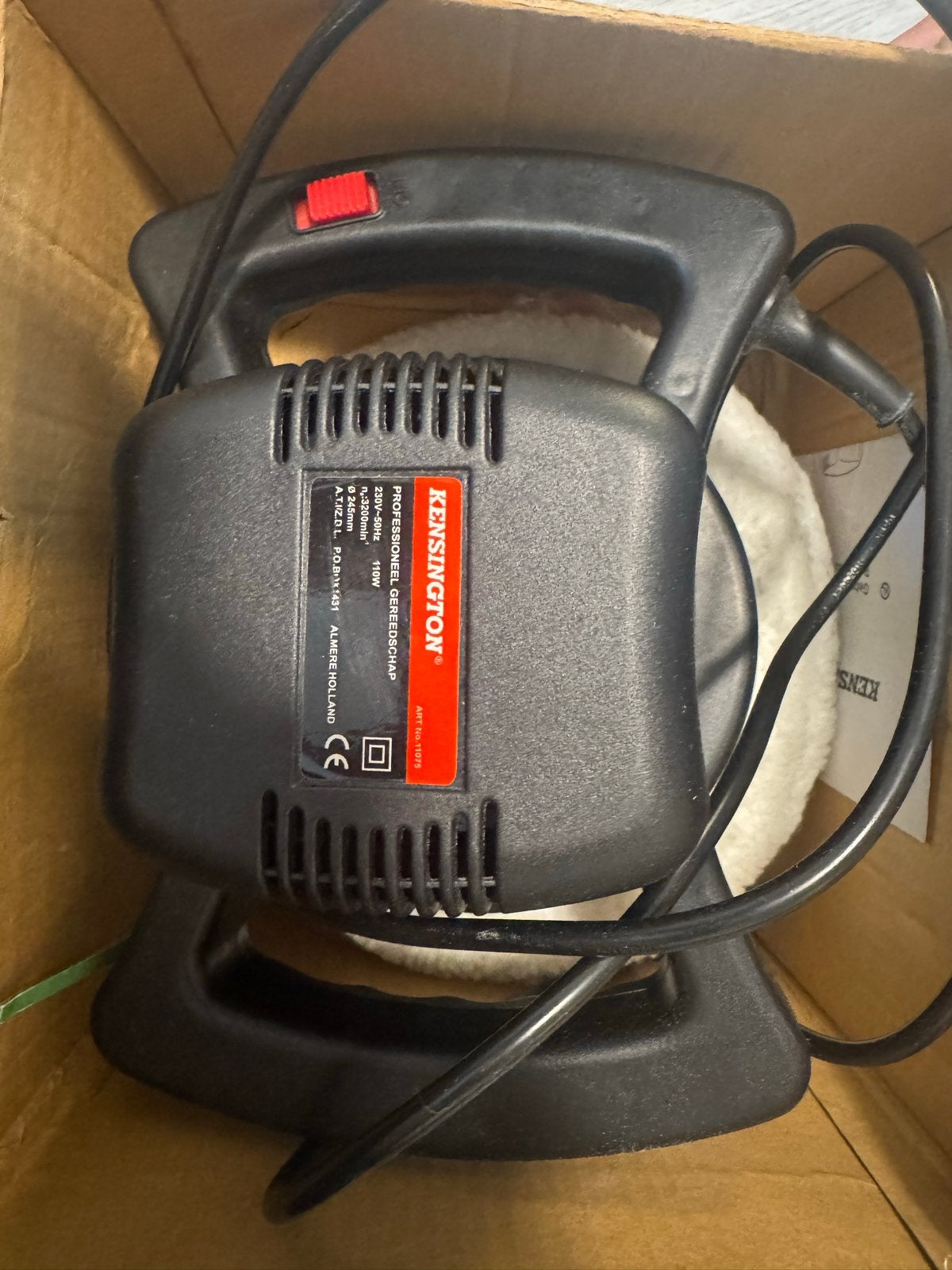 Kensington Polijstmachine - 110W, 245mm, Ophalen, Gebruikt, Minder dan 600 watt, Overige typen