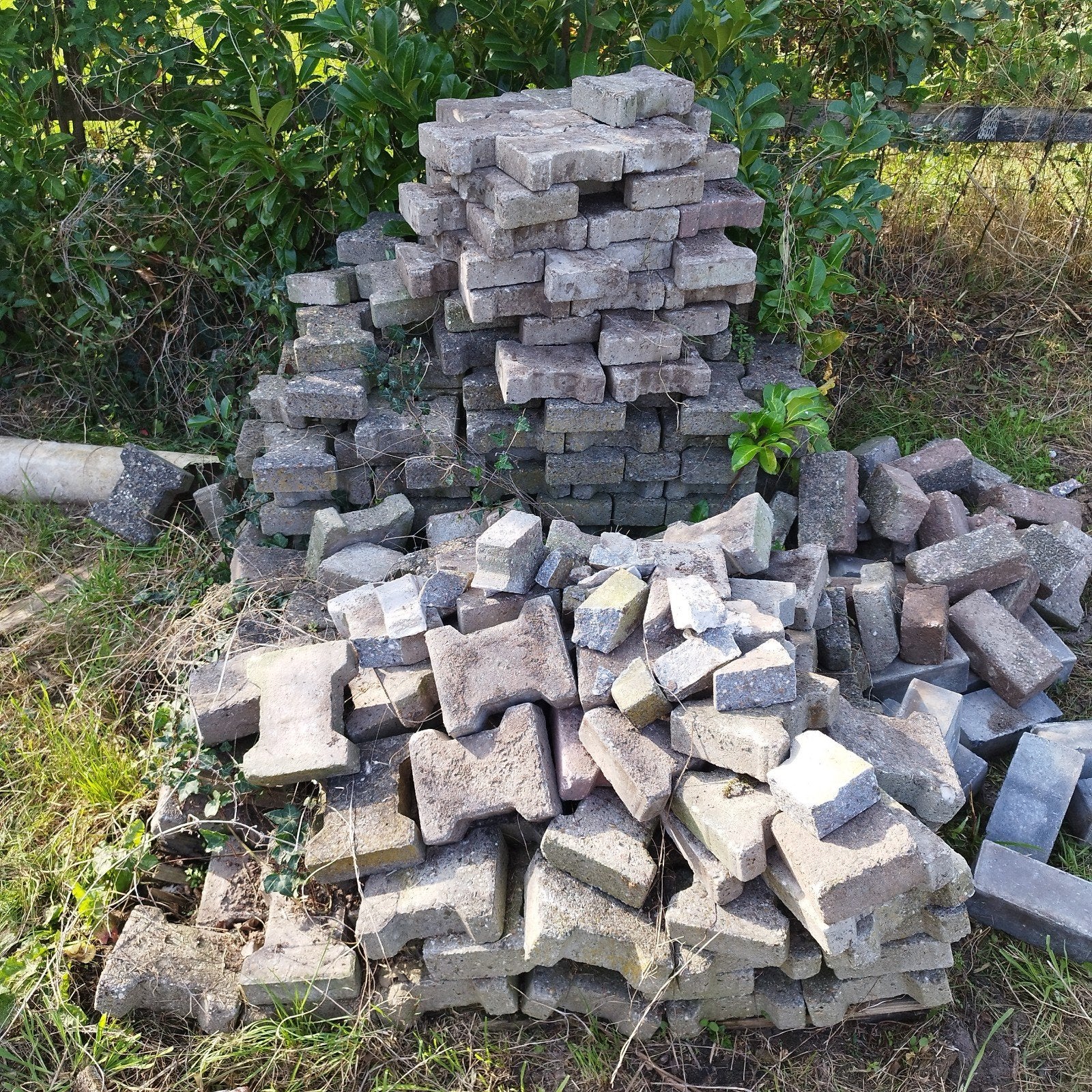 kleine partij H klinkers, Tuin en Terras, Ophalen, Gebruikt, Klinkers, 5 tot 10 m²