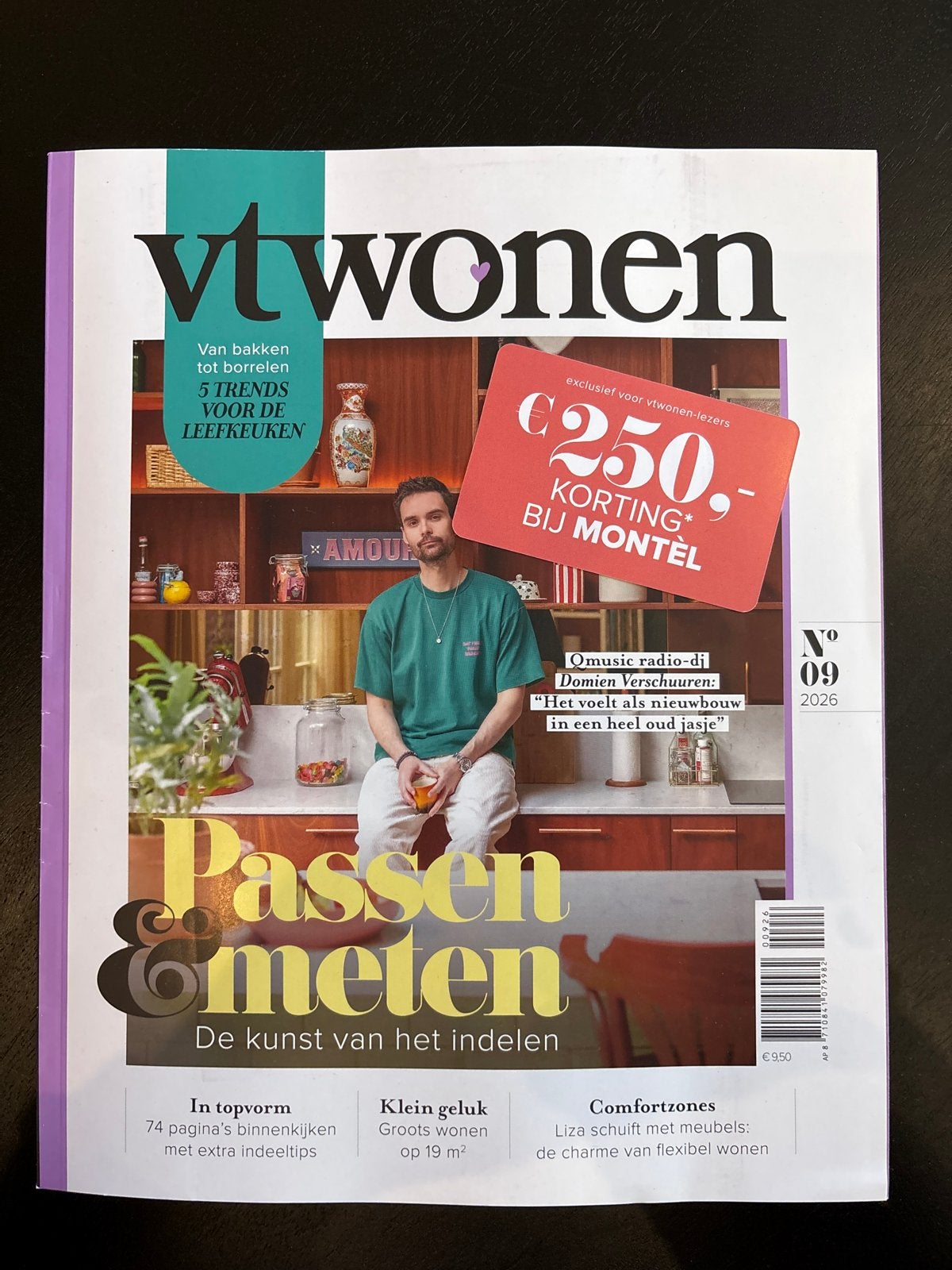 Vtwonen Magazine - Editie 09 2026 - Passen & Meten, Ophalen of Verzenden, Zo goed als nieuw, Overige typen