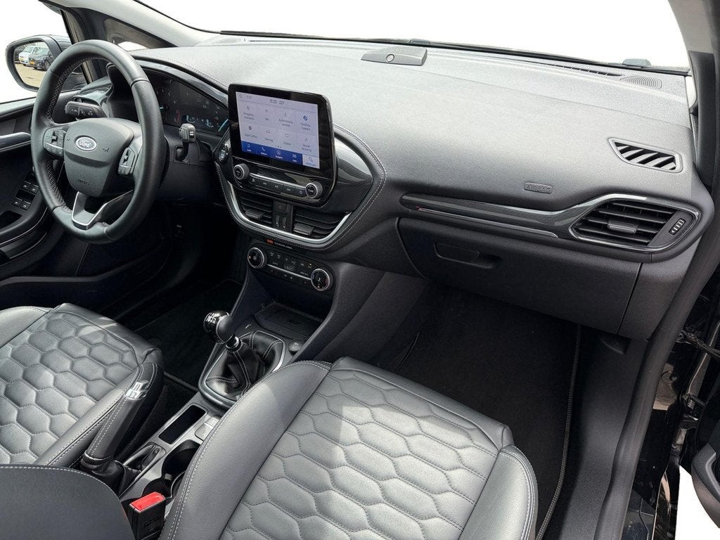 Ford Fiesta 1.0 EcoBoost Hybrid Vignale | Dealer onderhouden, Auto's, Ford, 12 maanden, 125 pk, Gebruikt, Handgeschakeld