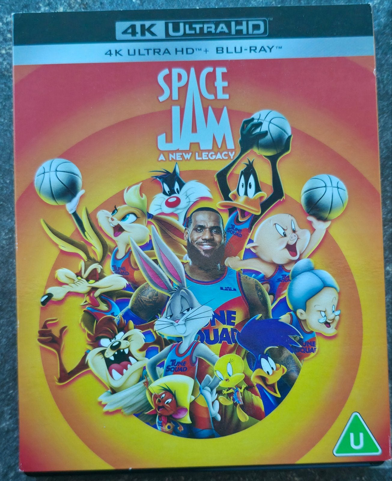 Space Jam: A New Legacy 4K Ultra(KIJK VOOR MEER DVD BLU 4K), Engels, Alle leeftijden, Film, Ophalen of Verzenden