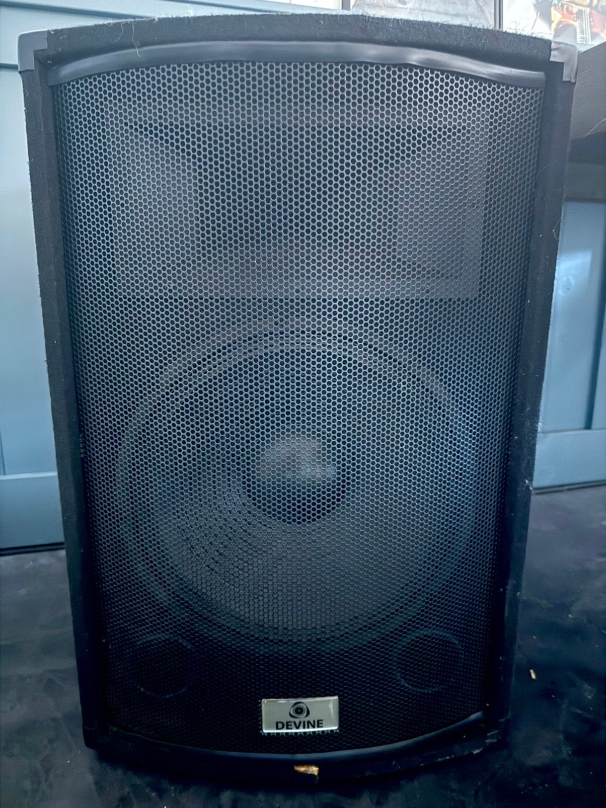 PA speakers, Vloerstaande luidspreker, Gebruikt, Inclusief kabels, Ophalen