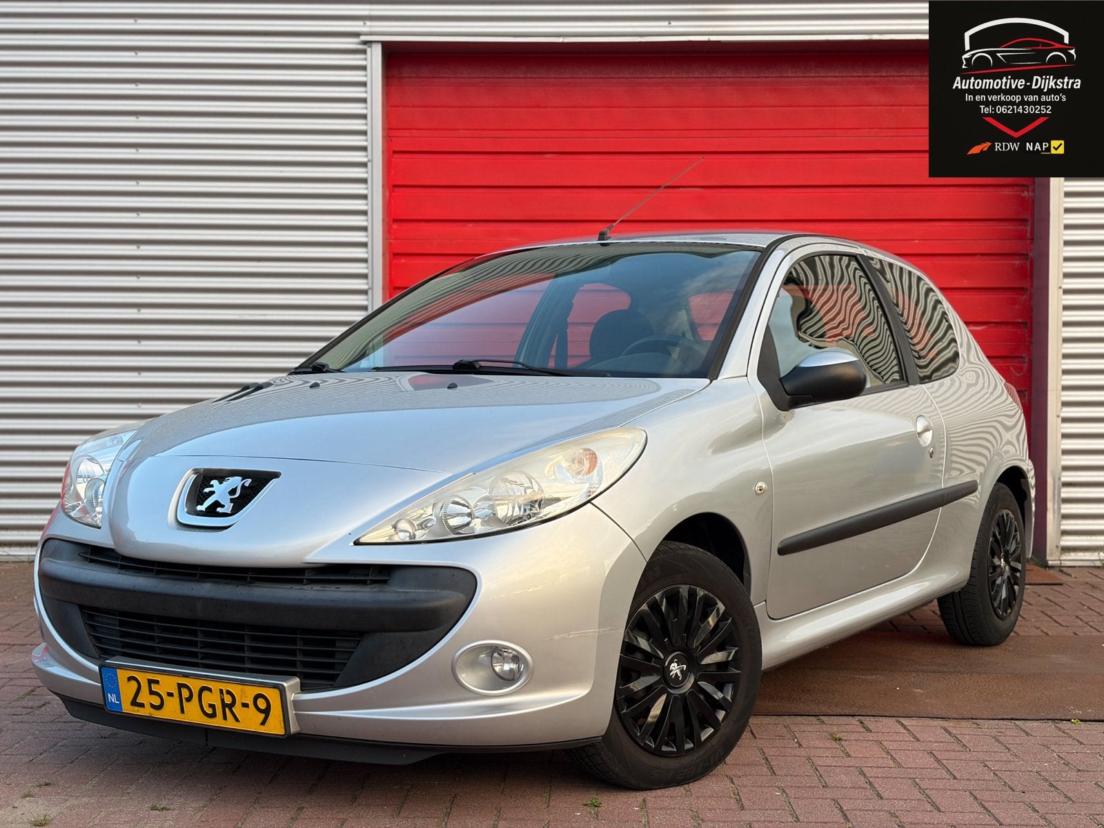 Peugeot 206+ 1.4/ AIRCO!/ Bluetooth/ Nwe-Apk!/ D-Riem V.V., Auto's, Voorwielaandrijving, 206+, Stof, Zwart