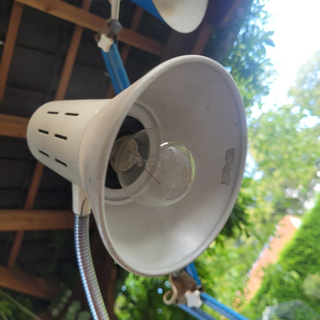 Vintage bureaulamp, Ophalen of Verzenden, Gebruikt, Minder dan 50 cm