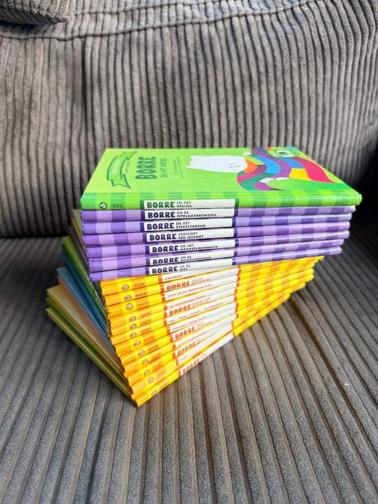 Borre boekjes 19 stuks groep 1/2, 3, 5 of 6 jaar, Fictie algemeen, Jongen of Meisje, Ophalen of Verzenden