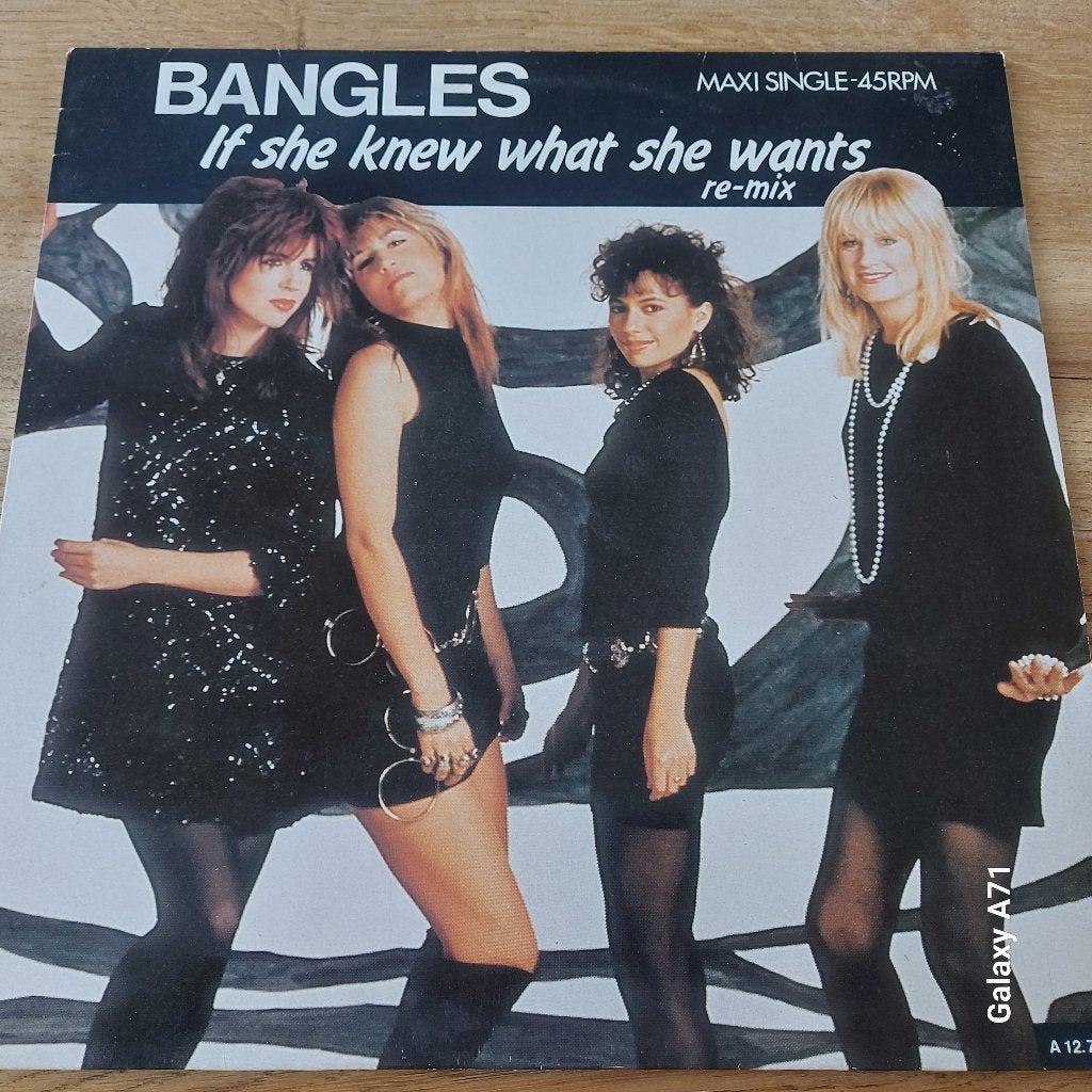12 inch Maxisingel The Bangels - If She Knew What She Wants, Cd's en Dvd's, Vinyl | Pop, Ophalen of Verzenden, Zo goed als nieuw