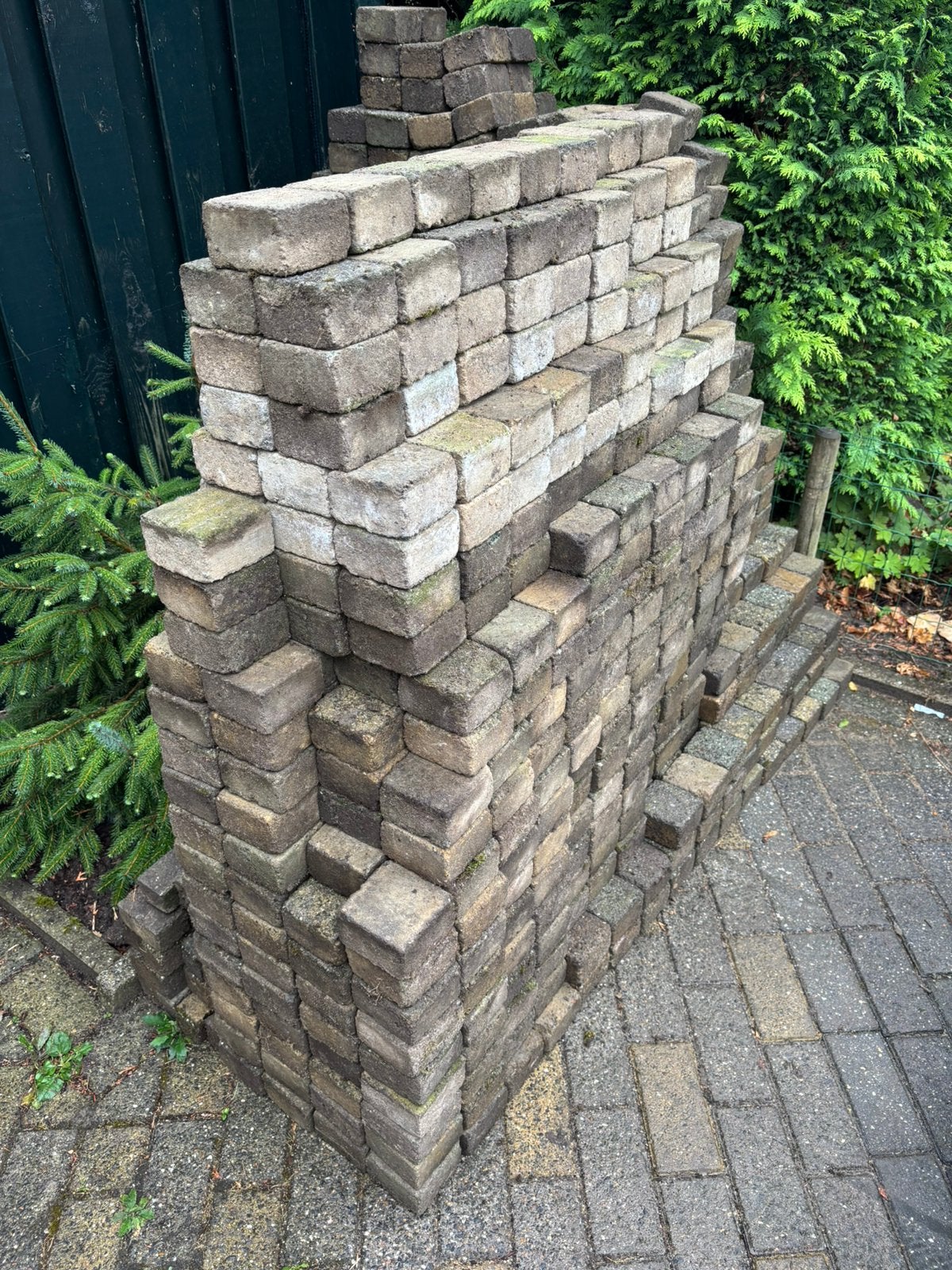 2000 cobblestones, Ophalen, Gebruikt, Klinkers, 10 m² of meer