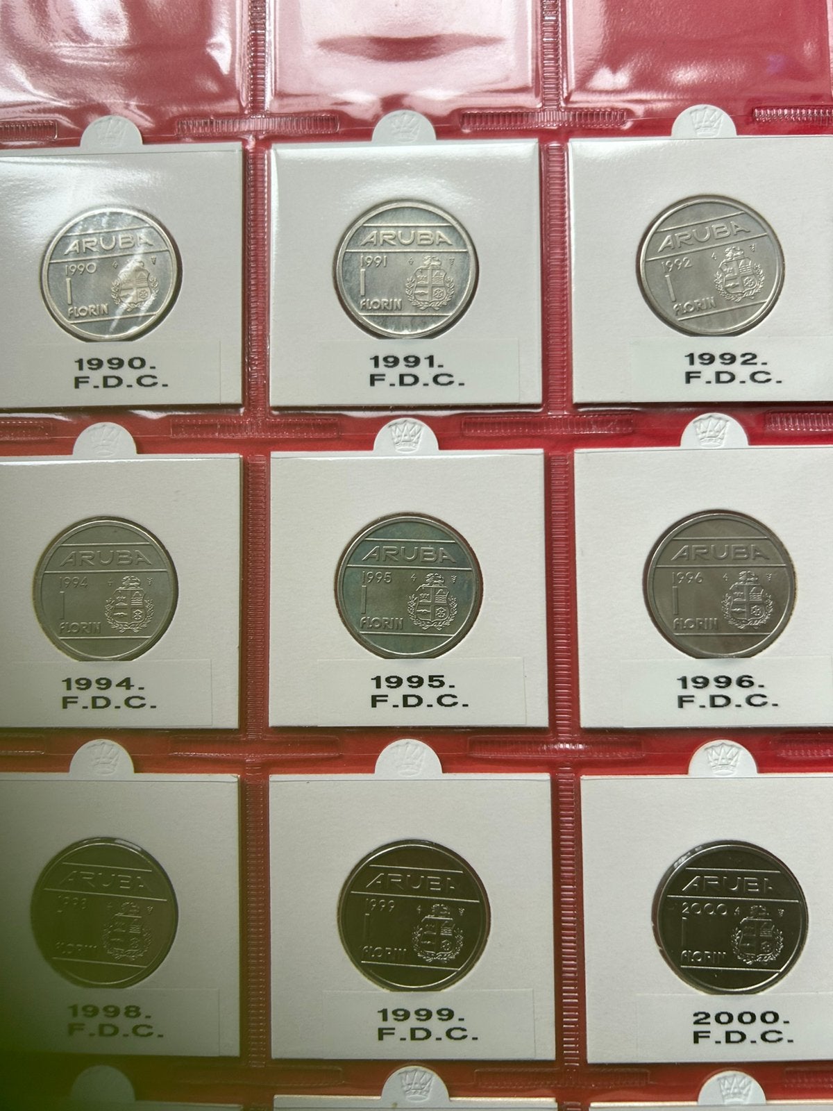 1 florin Aruba diverse jaargangen, Verzenden, Koningin Beatrix, Overige waardes