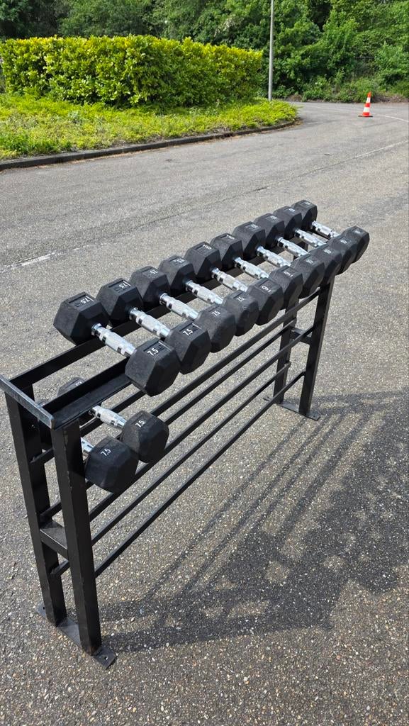 Dumbbell rek, Sport en Fitness, Ophalen, Gebruikt, Overige typen