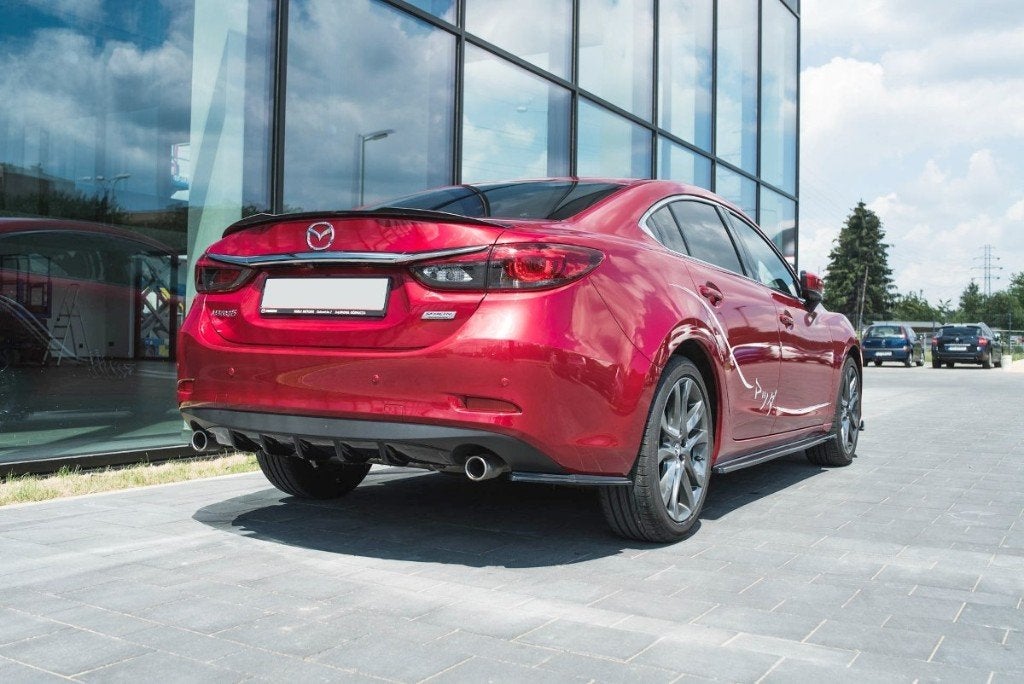 Voorlip splitter spoiler skirt achterlip - Mazda 6 GJ 14-17, Auto diversen, Tuning en Styling, Ophalen of Verzenden