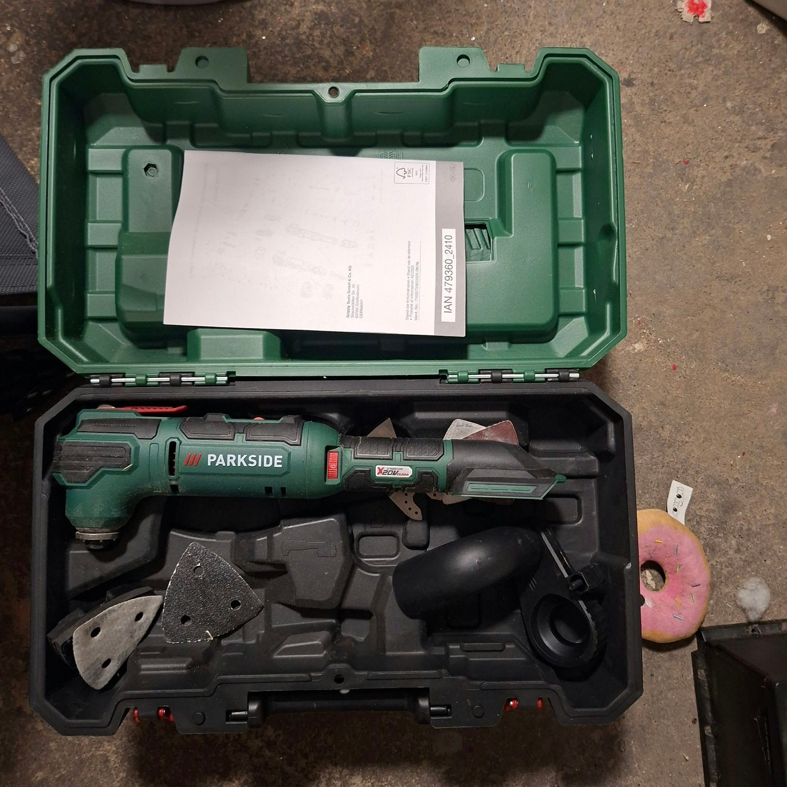 Parkside multitool, Ophalen of Verzenden, Zo goed als nieuw, Multitool, Parkside
