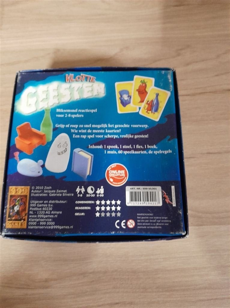 vlotte geesten - 999 games - s4337, Verzenden, Zo goed als nieuw