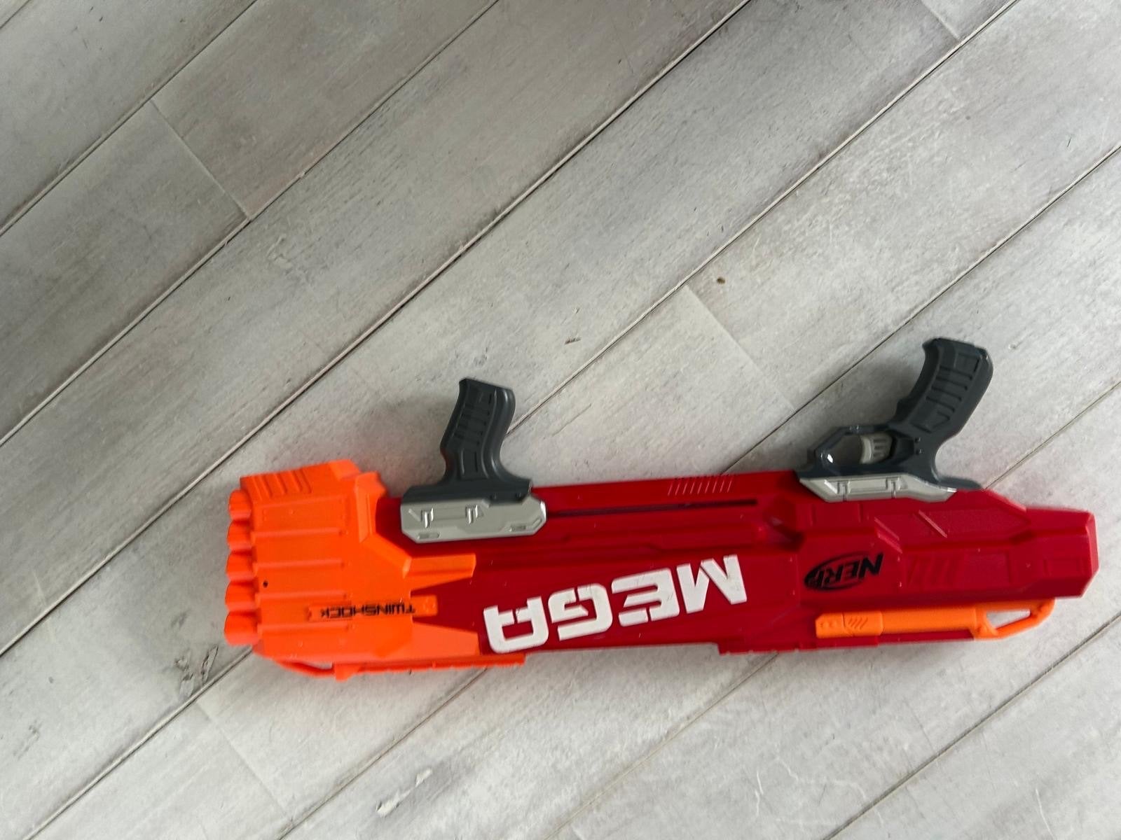 Nerf Mega Twinshock en Mastodon Blasters, Ophalen of Verzenden, Gebruikt