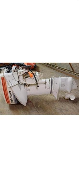 Rubber boot met Johnson 9,9 pk buitenboordmotor Goede staat, Watersport en Boten, Ophalen of Verzenden, Motor en Techniek