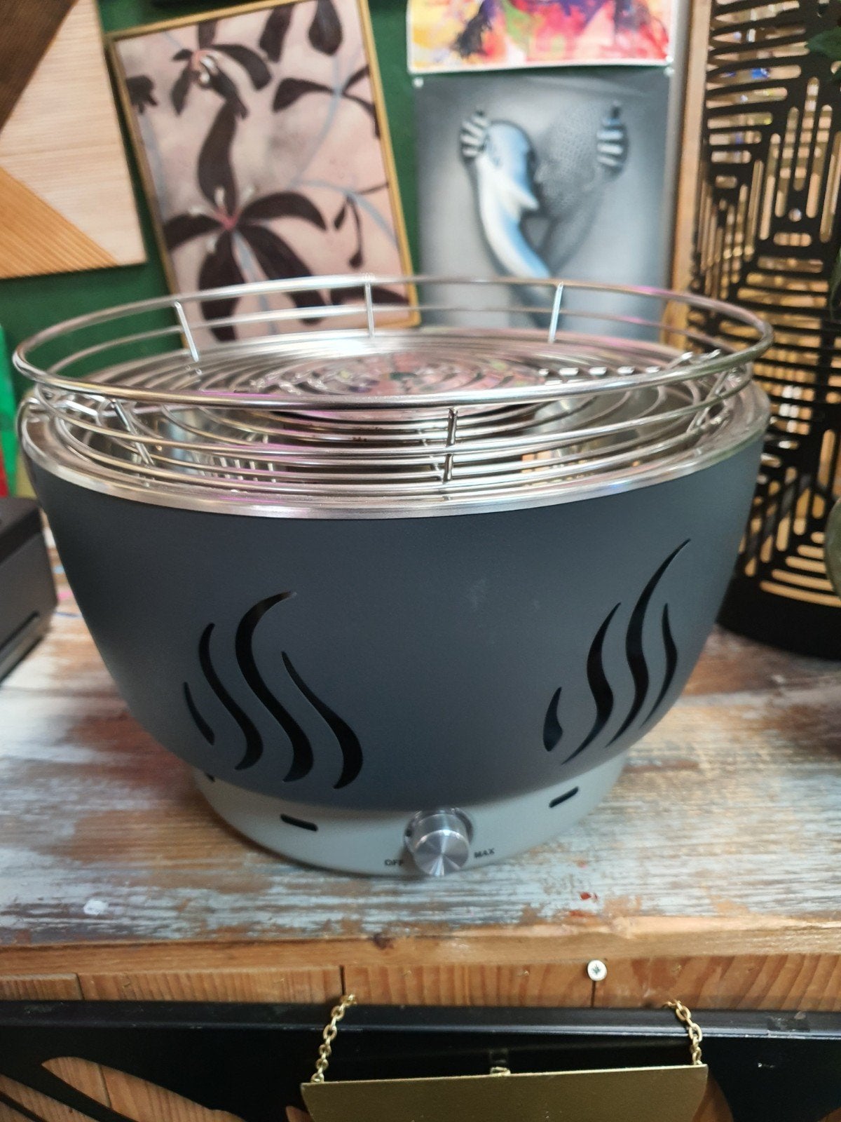 Compacte Houtskool BBQ met Ventilator en Draagtas