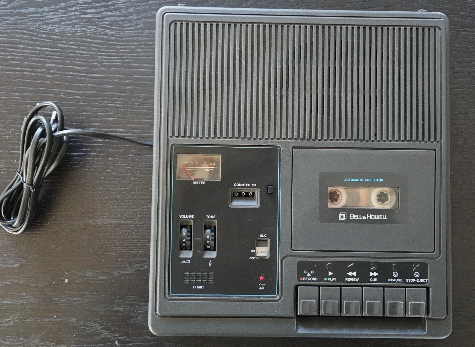 Bell & Howell Cassette Recorder - VS/USA Vintage USA Model, Ophalen of Verzenden, Enkel, Overige merken