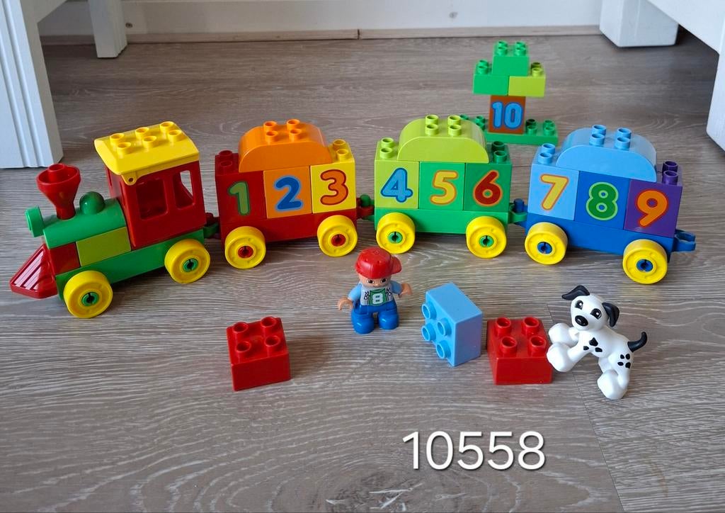 Getallentrein 10558, Ophalen of Verzenden, Zo goed als nieuw, Duplo