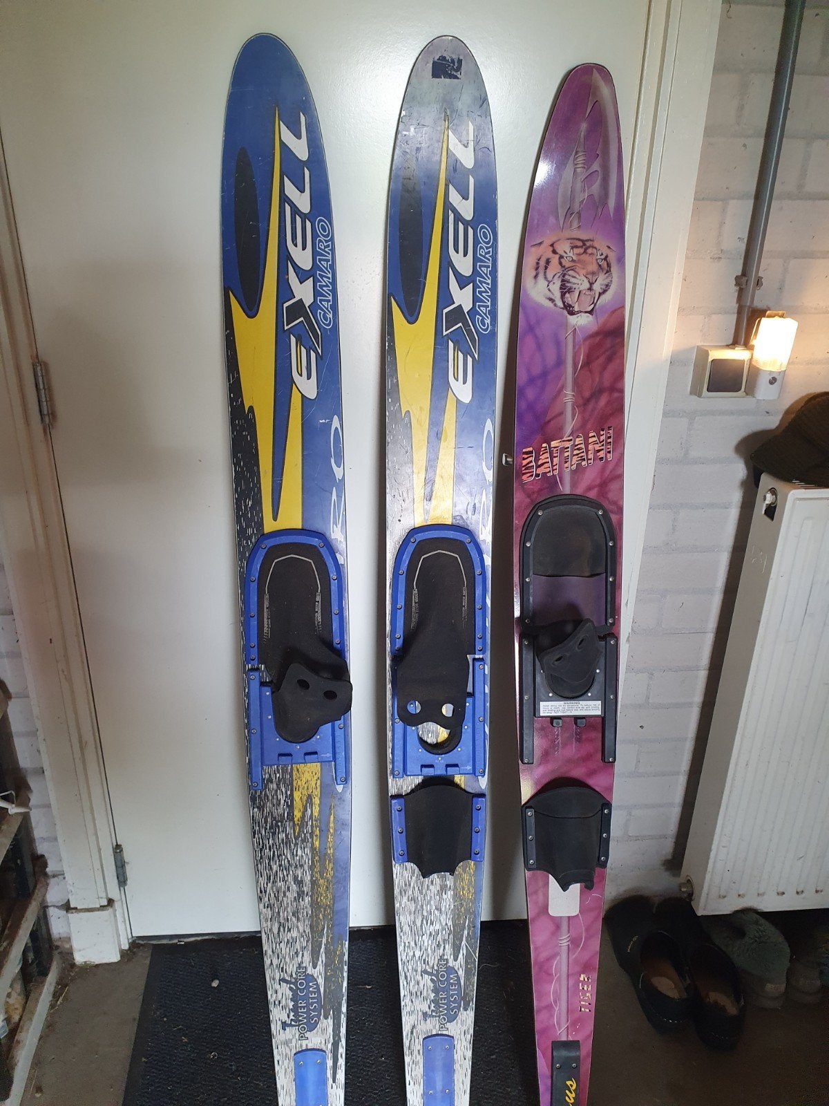 Waterskies monoski battani en exell izgst, Watersport en Boten, Ophalen, Waterski's