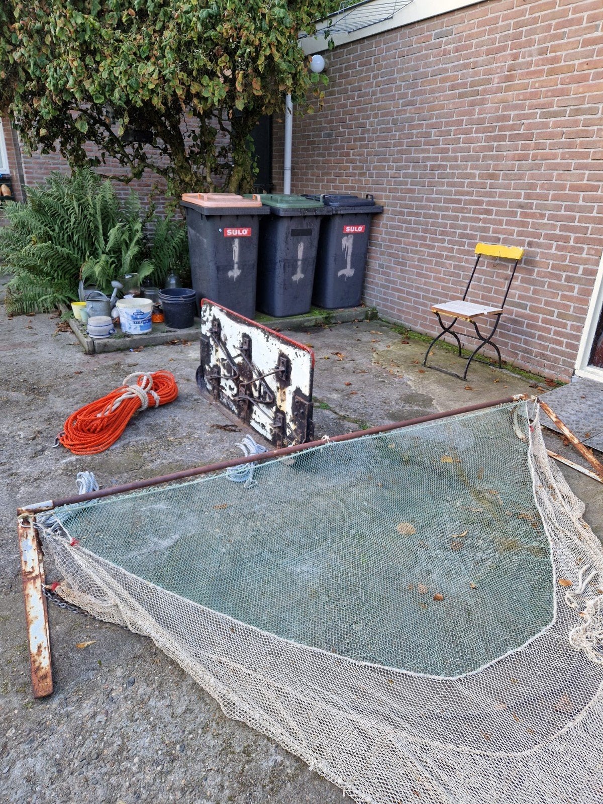 compleet garnaal en tongen net, Watersport en Boten, Ophalen, Net of Fuik