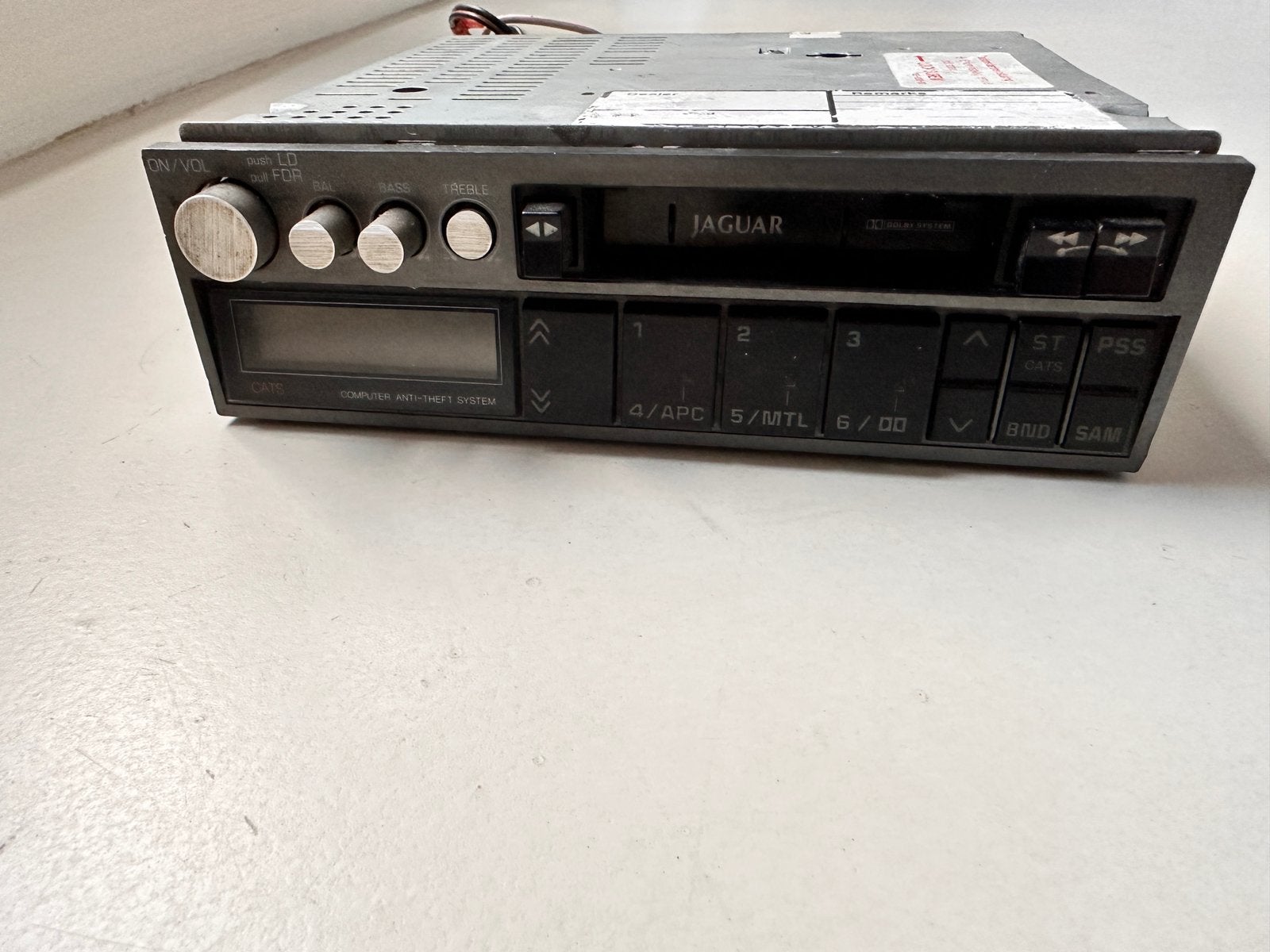 Autoradio jaguar youngtimer oldtimer, Auto diversen, Autoradio's, Ophalen of Verzenden, Gebruikt