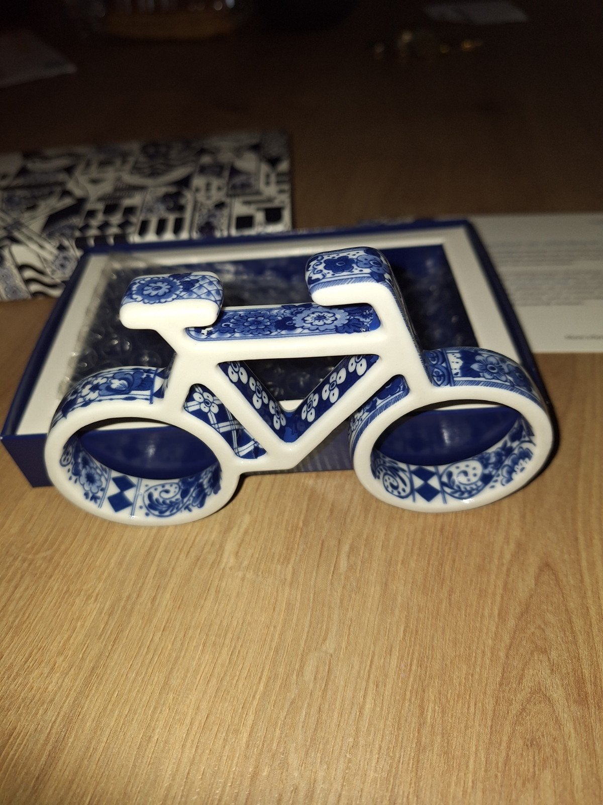 Delfts Blauw fietsje - Randstad 65 jaar jubileum, Antiek en Kunst, Ophalen of Verzenden