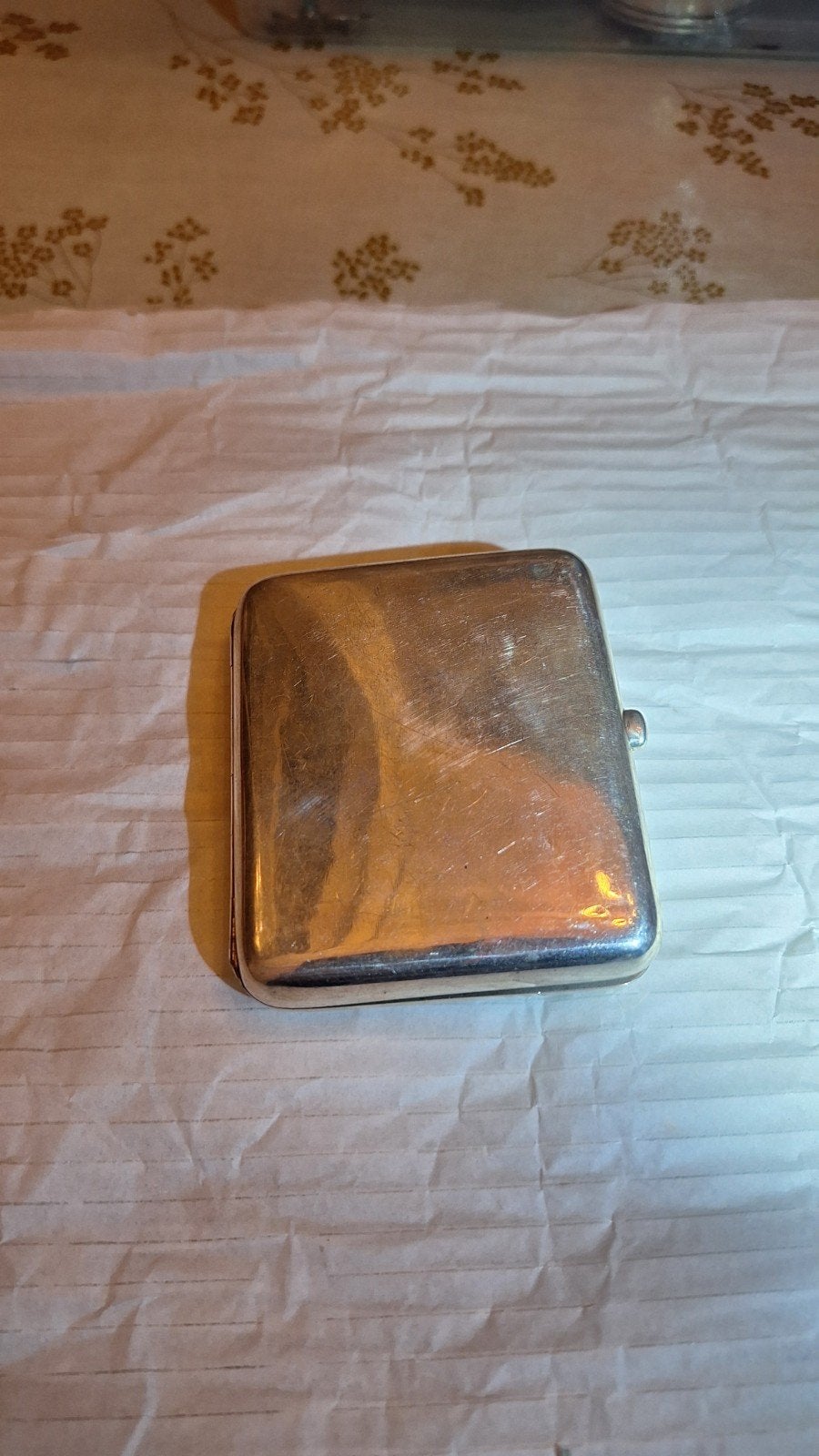 Antieke Zilveren Sigarettenkoker - Sterling Zilver, Antiek en Kunst, Ophalen of Verzenden, Zilver