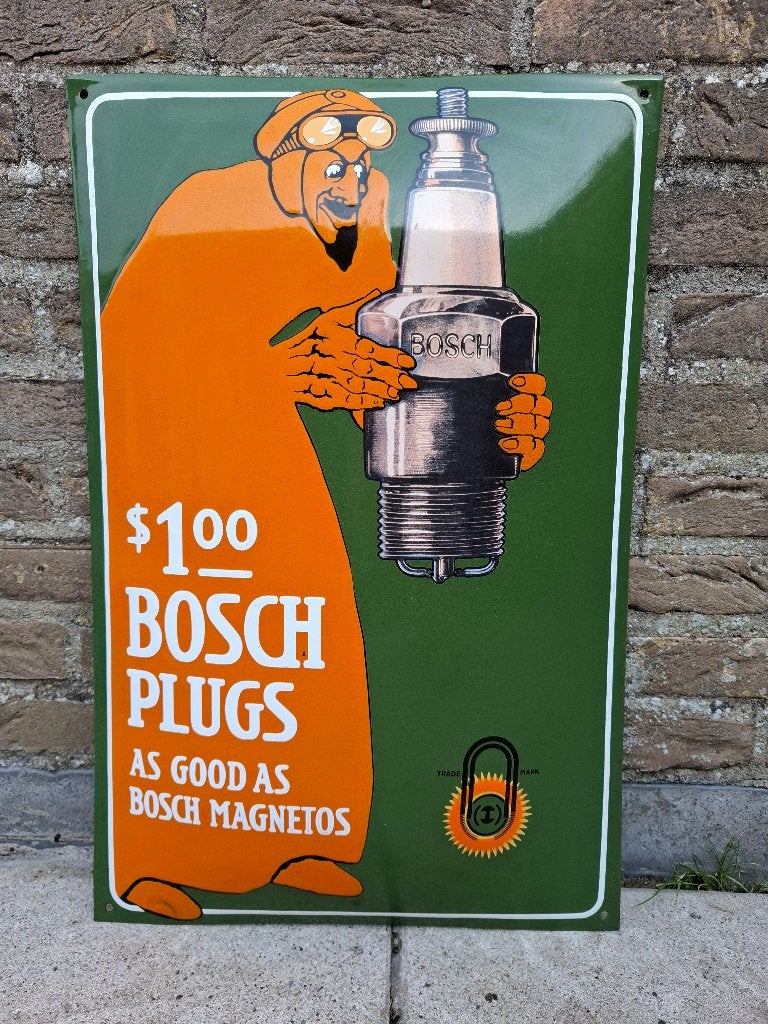 Emaillebord Bosch, Ophalen of Verzenden, Nieuw, Auto's