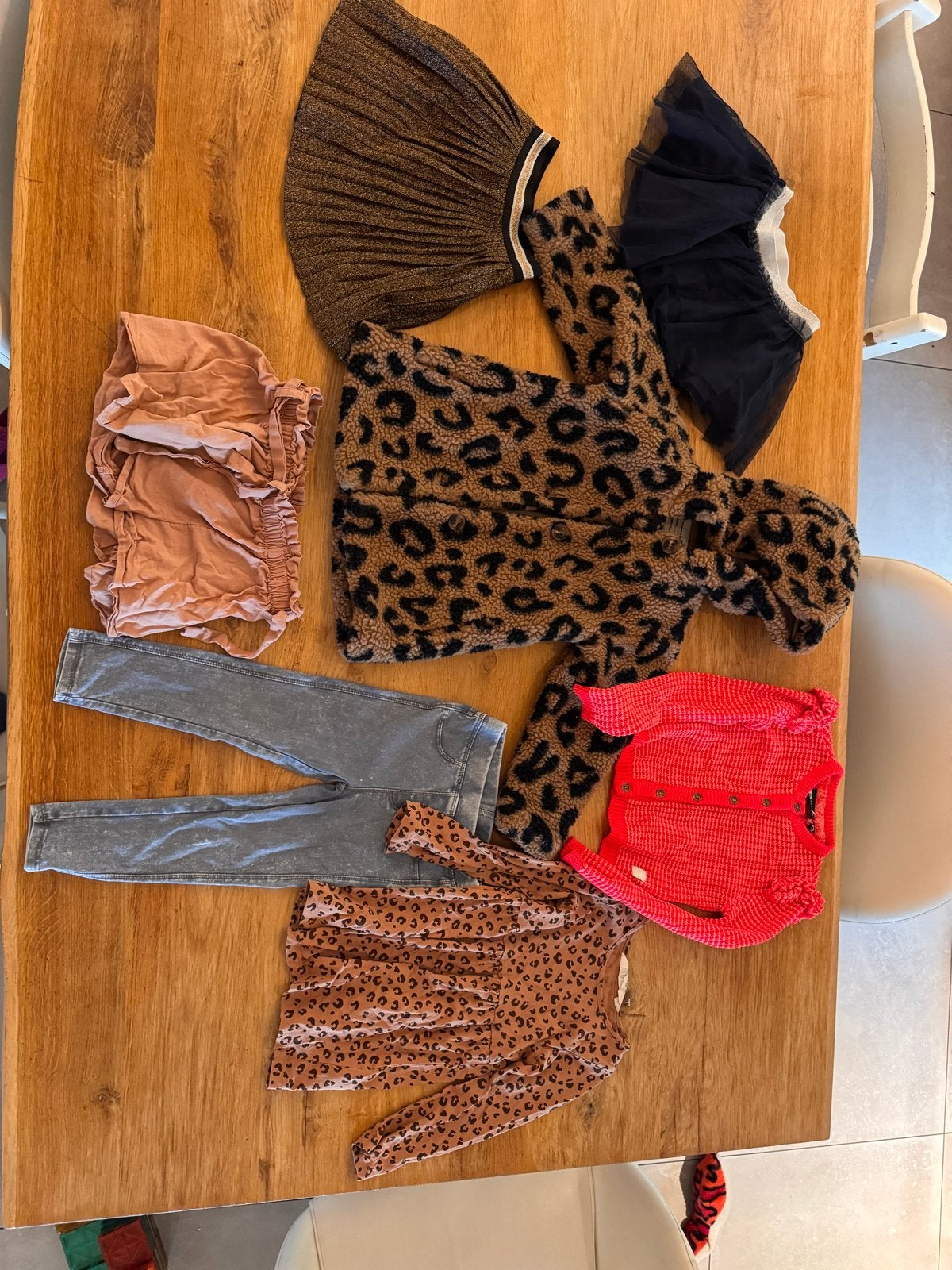Kledingpakket meisje maat 86/92 - winterjas en diverse items, Ophalen of Verzenden, Gebruikt, Maat 92