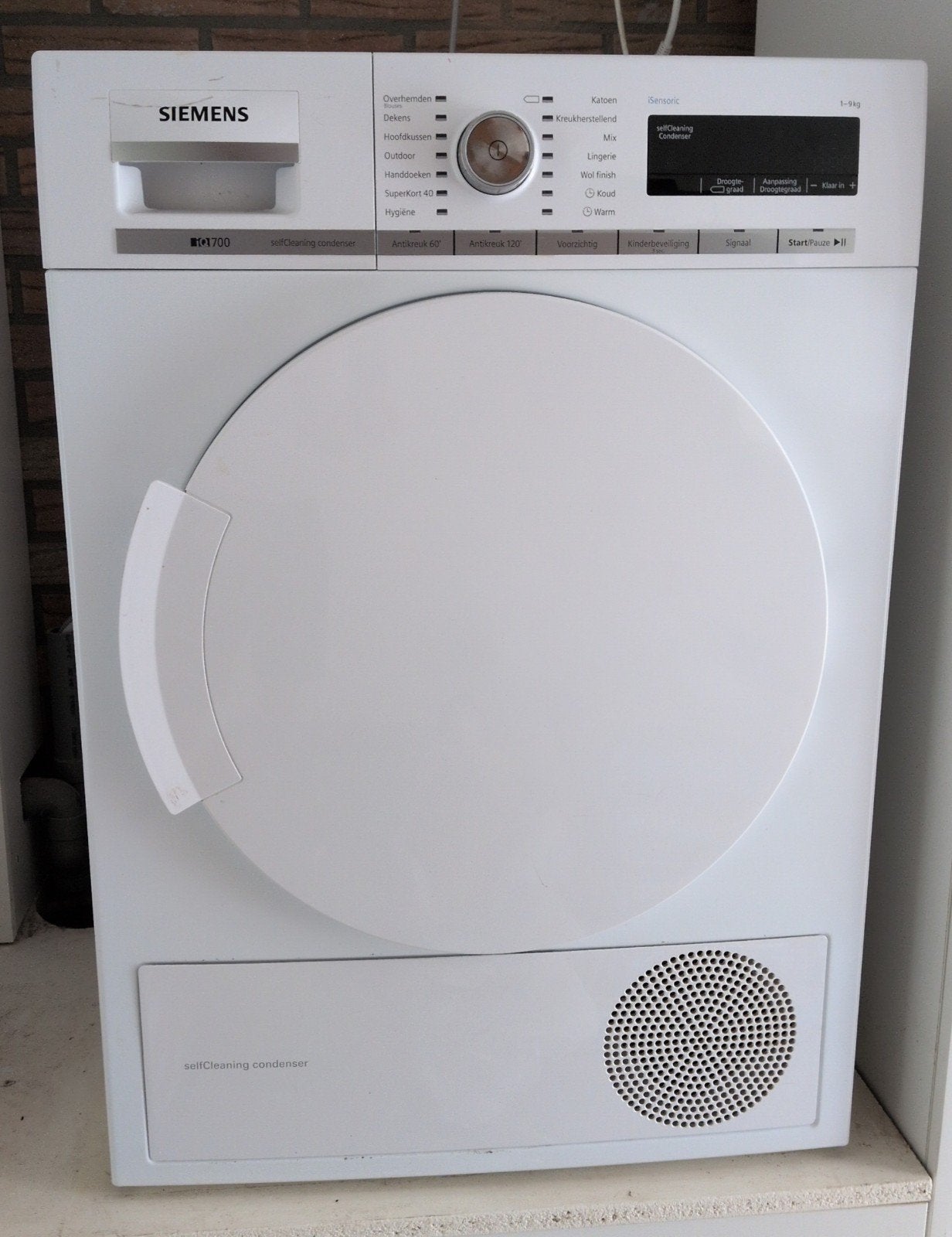 Siemens IQ700 iSensoric warmtepompdroger, Ophalen, Gebruikt, Overige typen, 8 tot 10 kg
