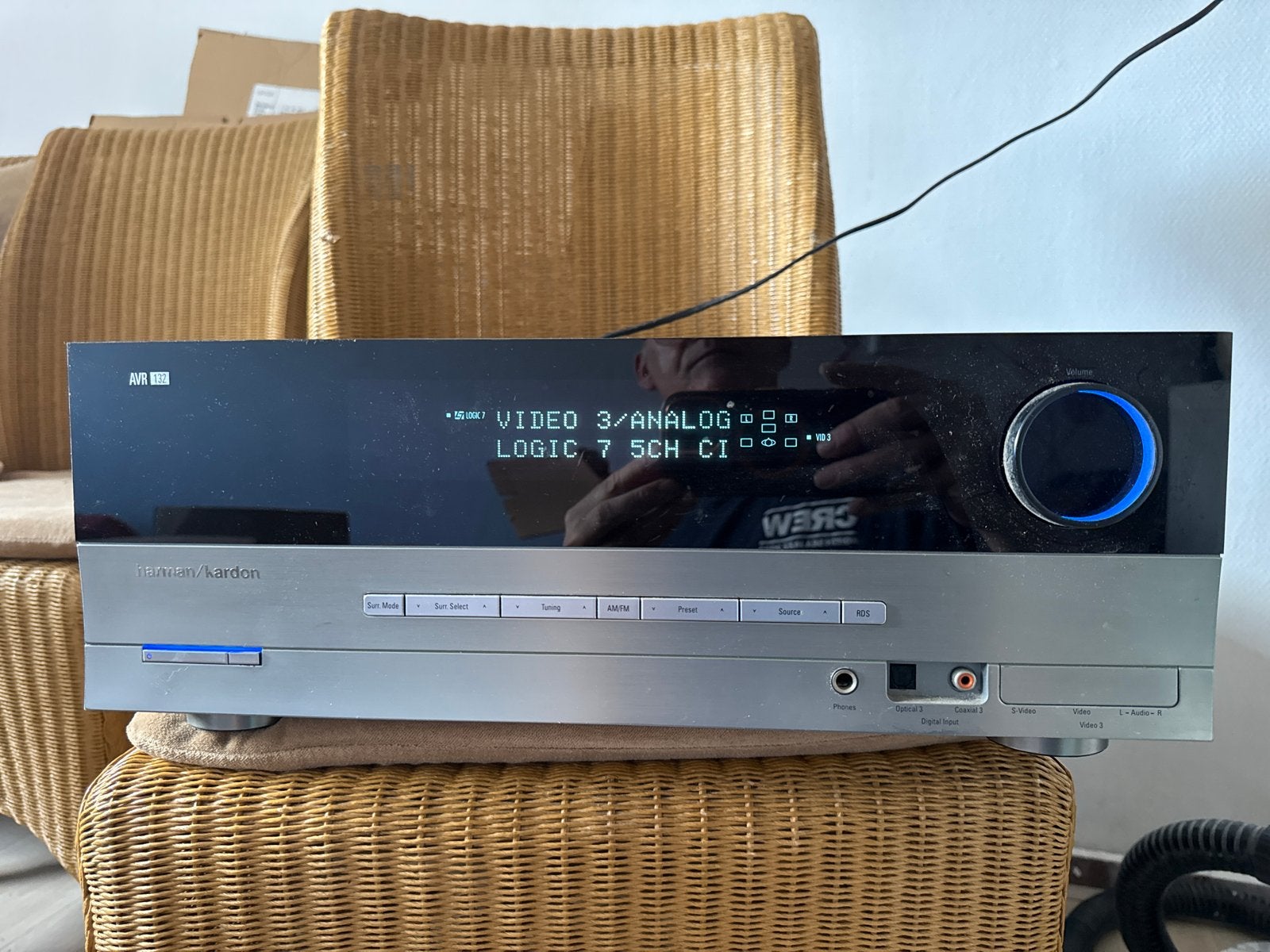Harman Kardon AVR 132 Audio/Video Receiver, Gebruikt, 60 tot 120 watt, Ophalen, Overige merken
