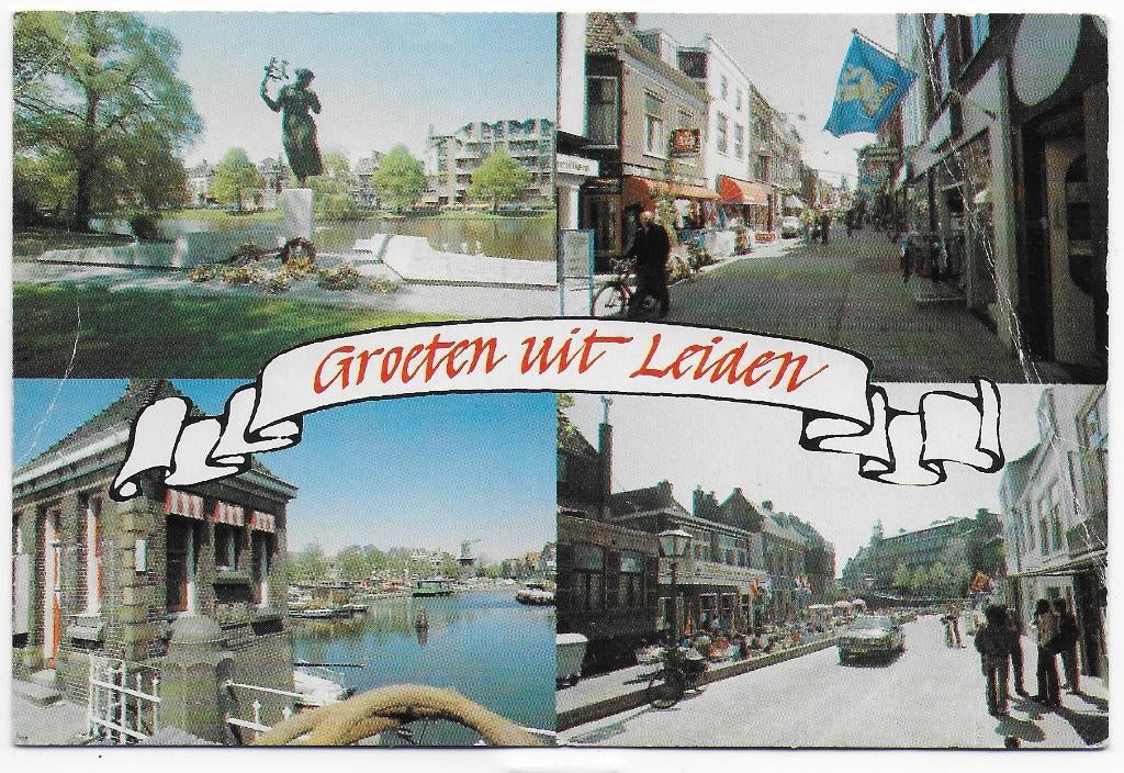 Leiden Gelopen Ansichtkaart (C28 ), Verzenden, 1980 tot heden, Gelopen, Zuid-Holland