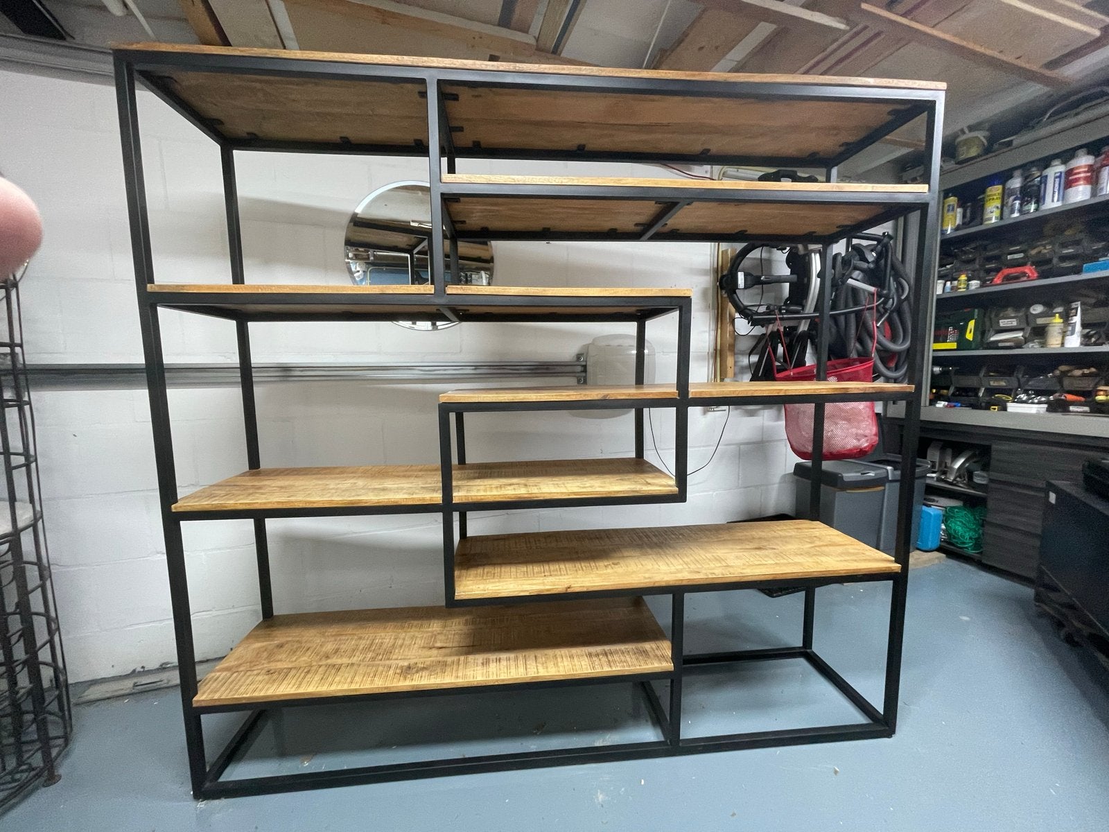 Wandmeubel Industrieel 200x185x40 cm, Ophalen, Gebruikt