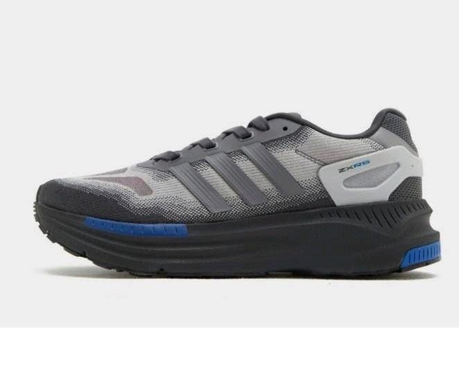Adidas ZXRS Sneakers - Grijs met Blauwe Details, Adidas, Ophalen of Verzenden, Grijs, Sneakers of Gympen