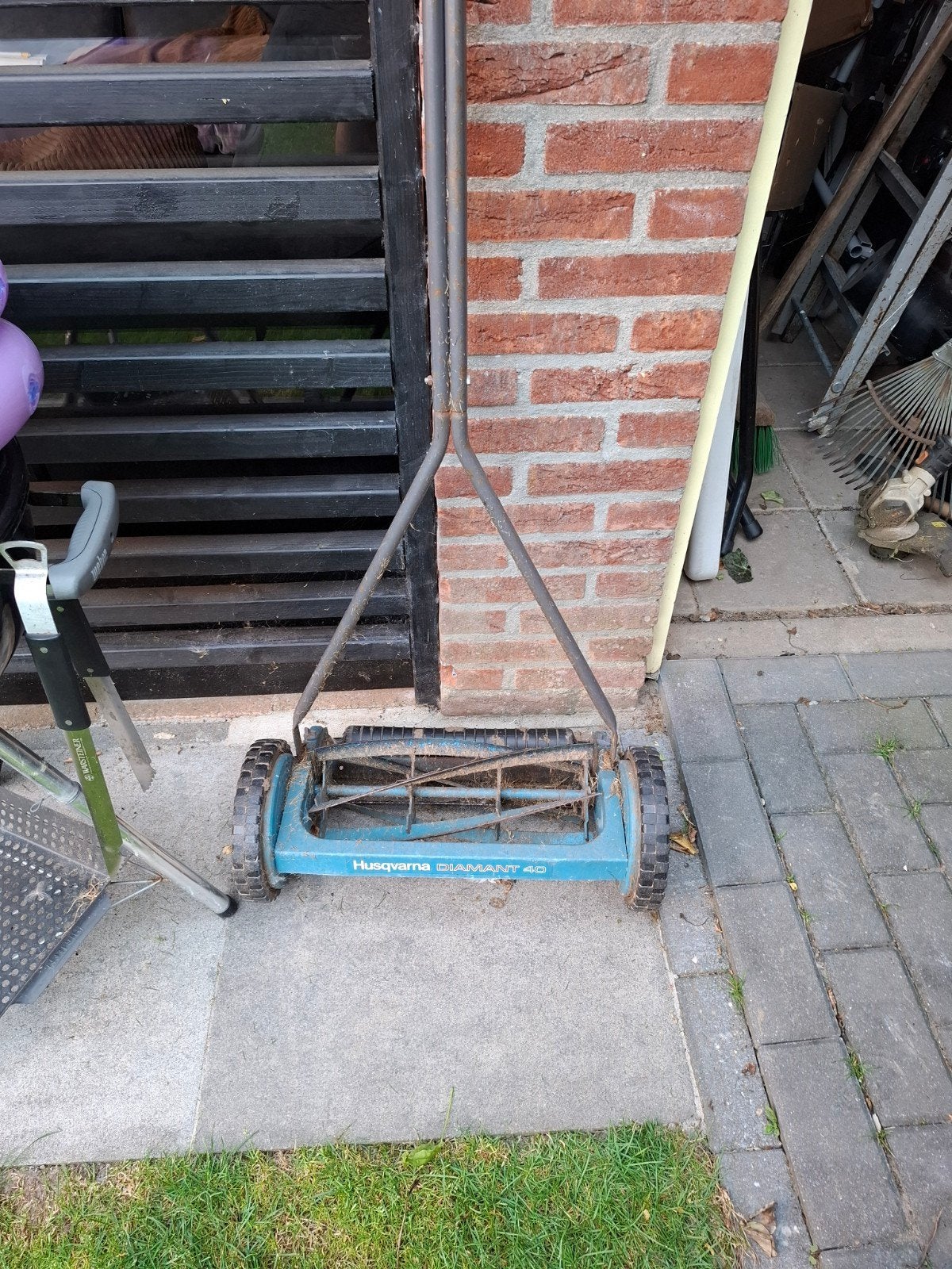 Husqvarna Diamant 40 handgrasmaaier 40 cm maaibreedte, Tuin en Terras, Grasmaaiers, Ophalen