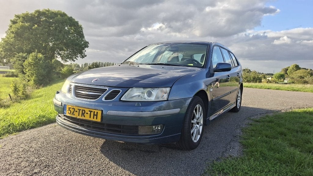 Tijdelijke auto nodig? Saab 9-3 1.8 T 2007, Auto's, 1998 cc, Beige, 4 cilinders, 150 pk