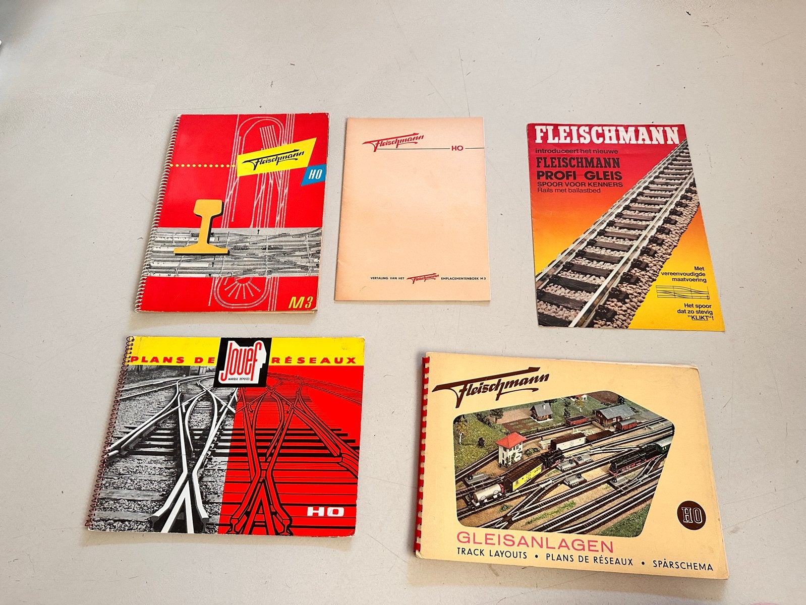 Vintage Sporenboeken & Banenplannen HO - Fleischmann & Jouef, Ophalen of Verzenden, Gebruikt, Boek, Tijdschrift of Catalogus, Fleischmann