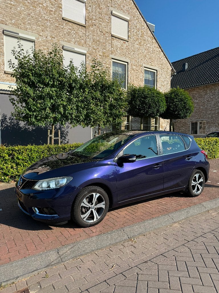 Nissan Pulsar 1.2 automaat Dig-t 85KW Xtronic 2015 Blauw, Stof, 4 cilinders, Blauw, Overige kleuren
