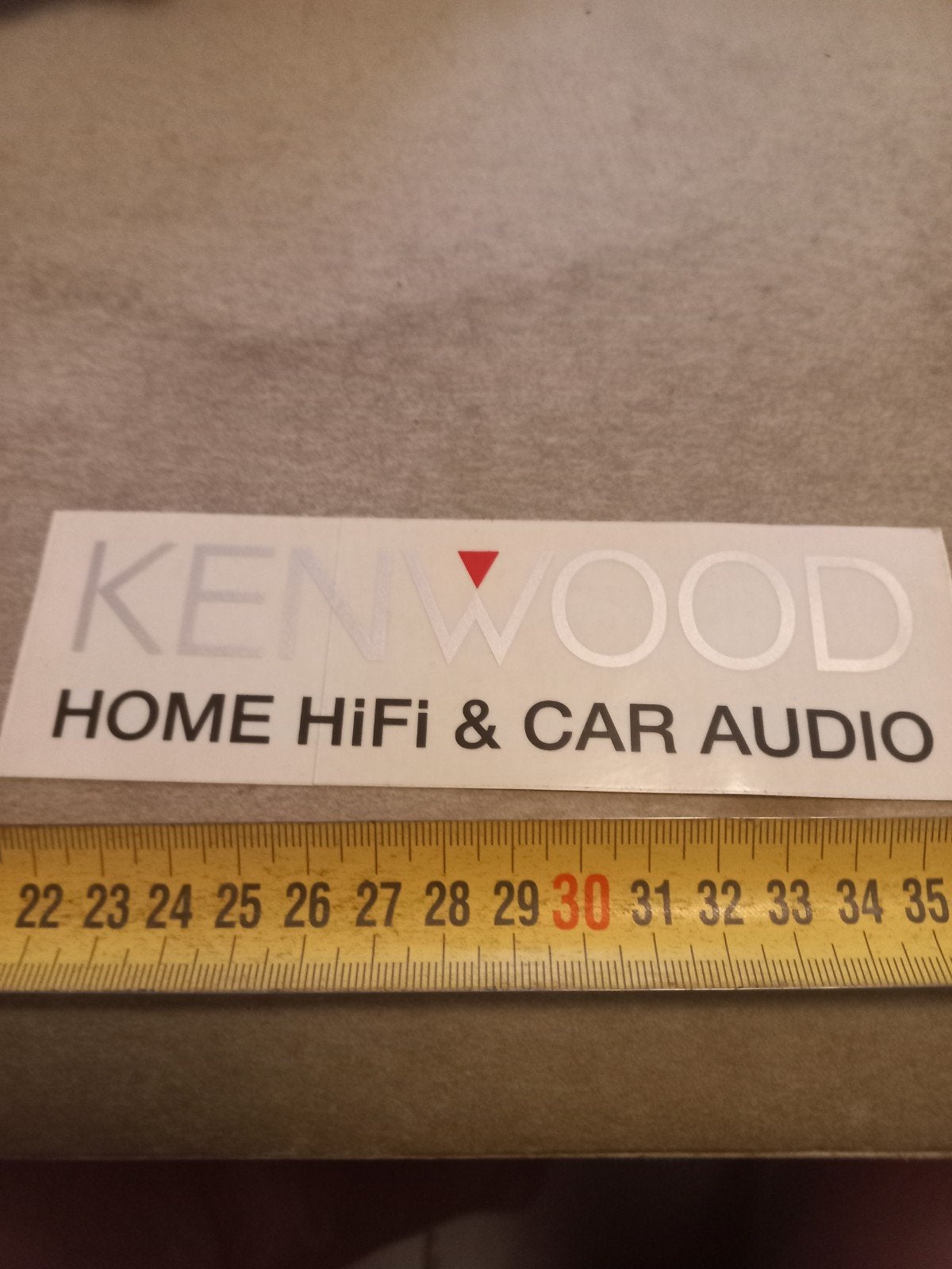 Kenwood Home HiFi & Car Audio Sticker, Ophalen of Verzenden, Nieuw