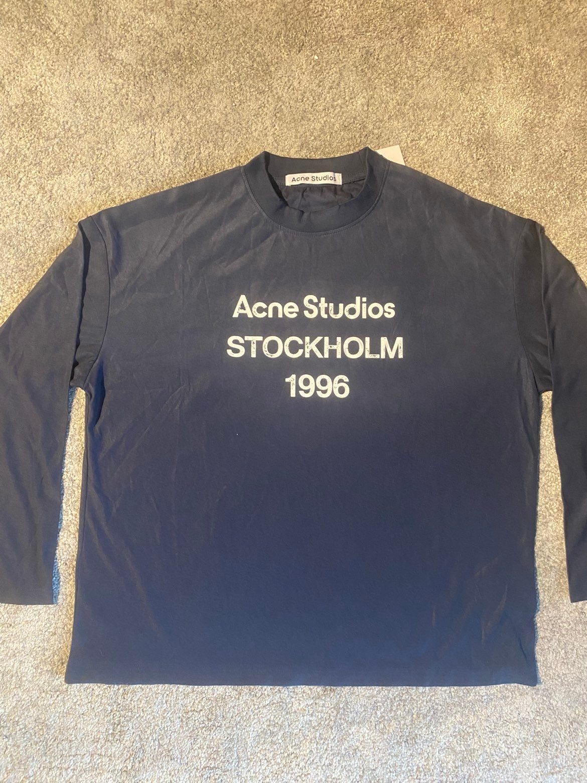 Acne Studios Stockholm 1996 T-shirt Lange Mouw Maat M, Acne Studios, Ophalen of Verzenden, Zo goed als nieuw, Maat 48/50 (M)