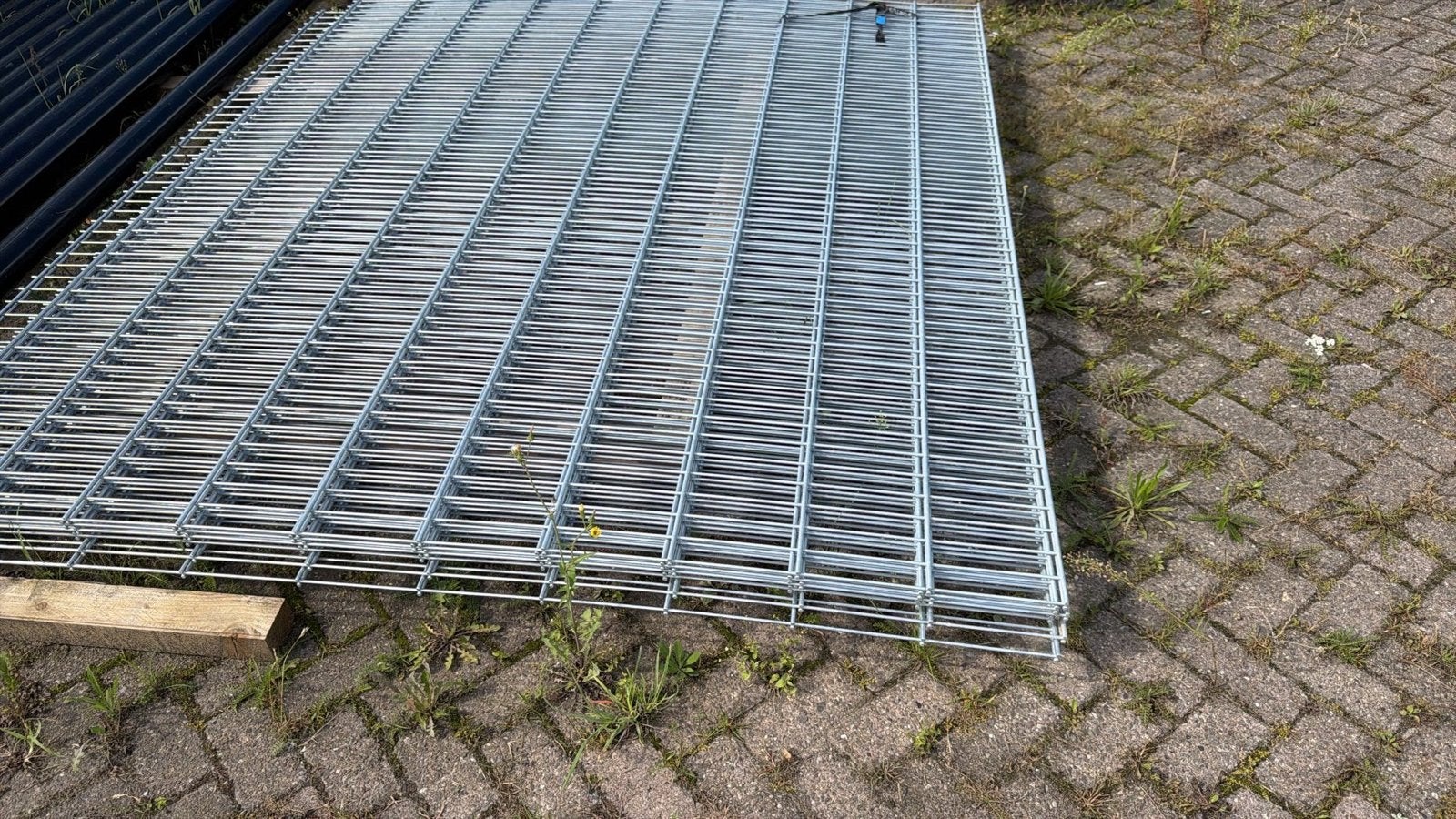 Dubbelstaafmatten. 8/6/8 2m hoog 6 matten 2.5 meter p/st, Ophalen, Nieuw, IJzer, Dubbelstaafmat hekwerk
