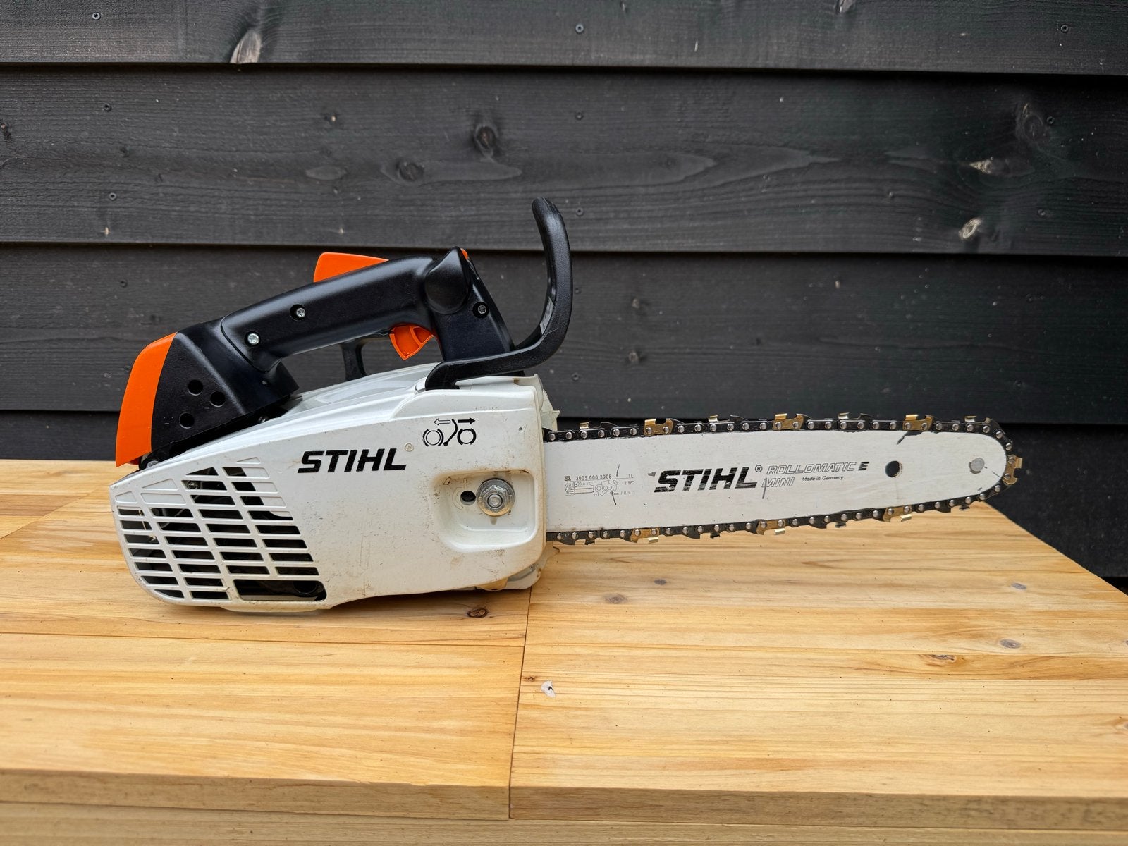 Stihl MS 193 T Kettingzaag met ketting en vijl, Ophalen, Gebruikt, 70 mm of meer, Kettingzaag