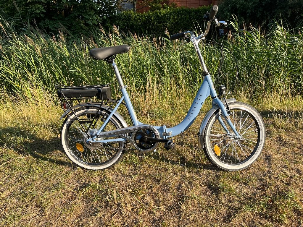 Elec vouwfiets 1 in blauw en 1 in grijs € 500 per stuk, Versnellingen, Nieuw, Deels opvouwbaar, Ophalen