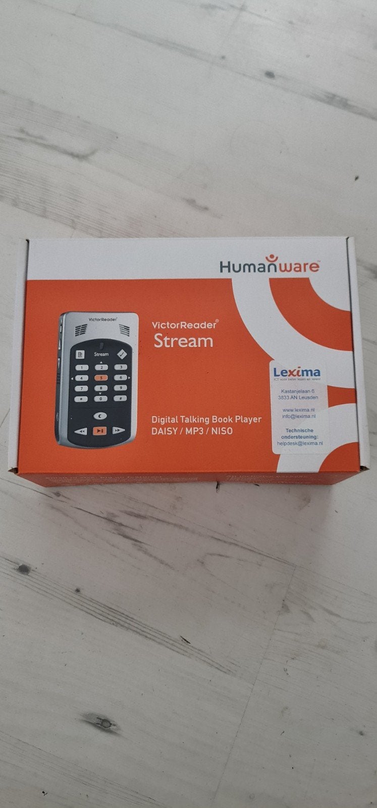 Humanware VictorReader Stream Digitale Boekspeler, Ophalen of Verzenden, Zo goed als nieuw, 2 tot 10 GB