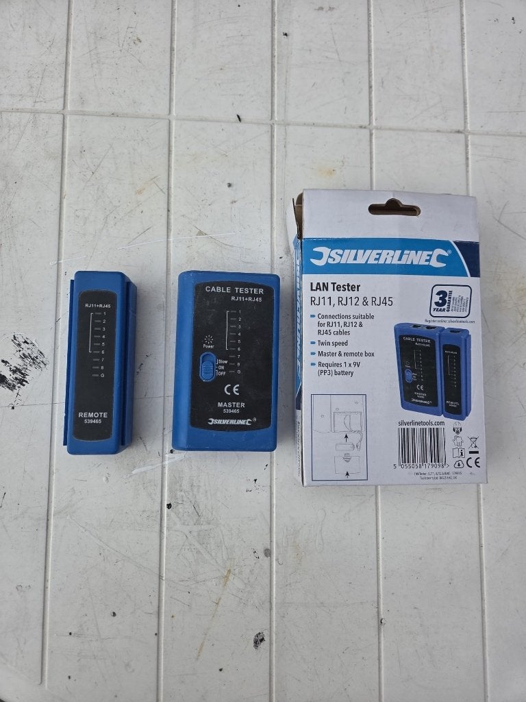 Silverline LAN tester, Ophalen of Verzenden, Zo goed als nieuw