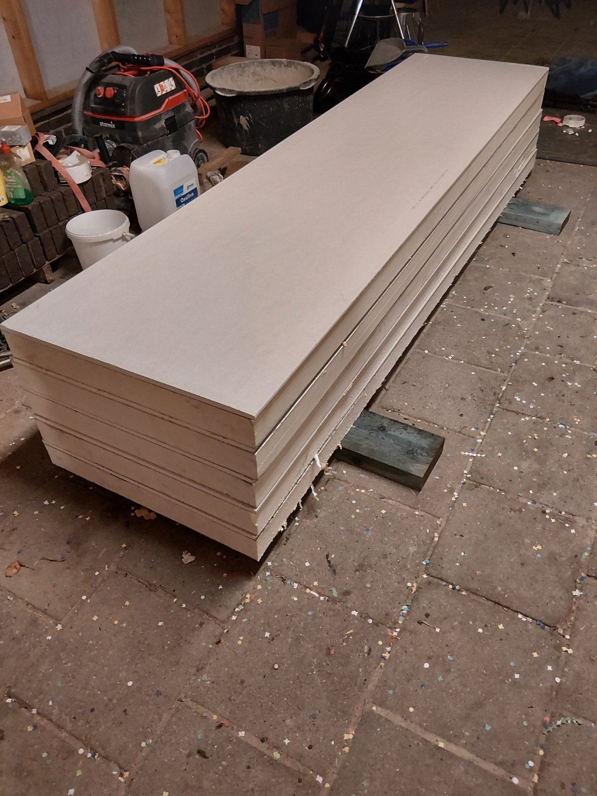​5x Recticel PIR combi-plaat 70mm + 12mm gips (240x60 cm) +, Ophalen, Nieuw