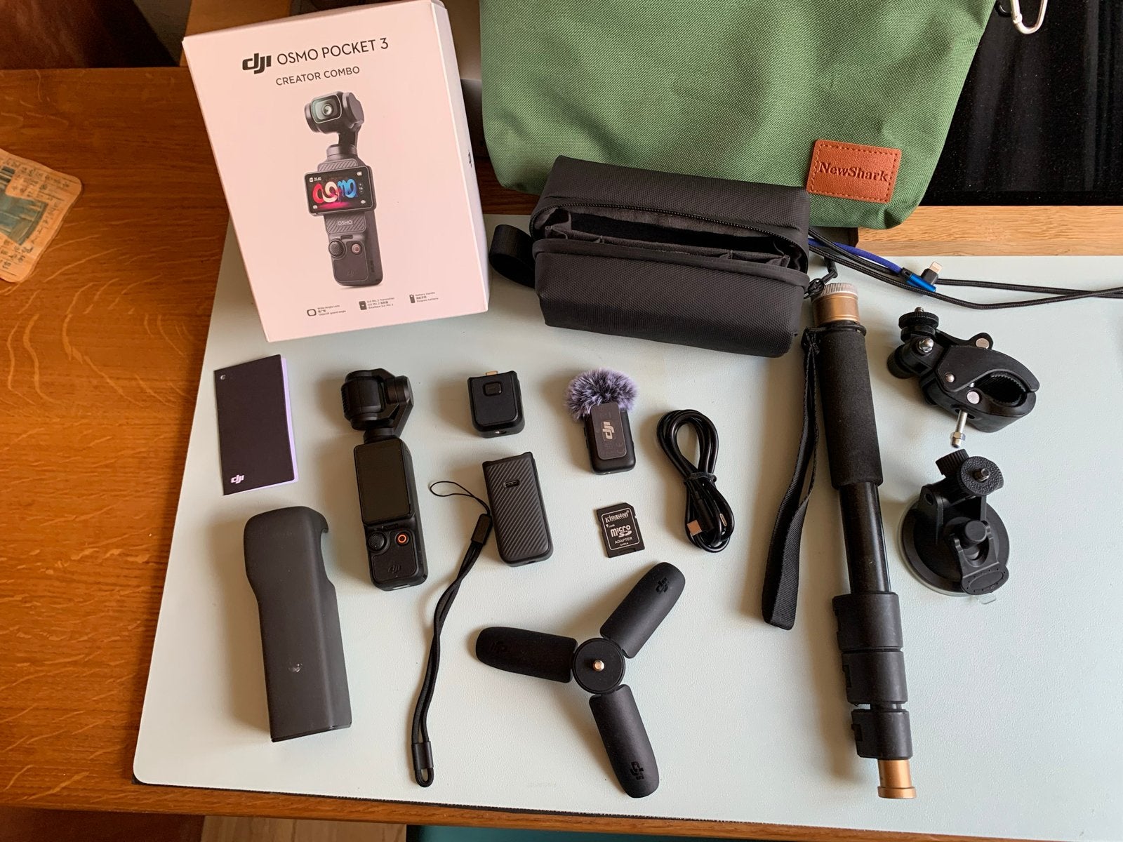 DJI Osmo Pocket 3 Creator Combo - Zo goed als nieuw, Overige merken, Overige soorten, Zo goed als nieuw, Externe microfoon