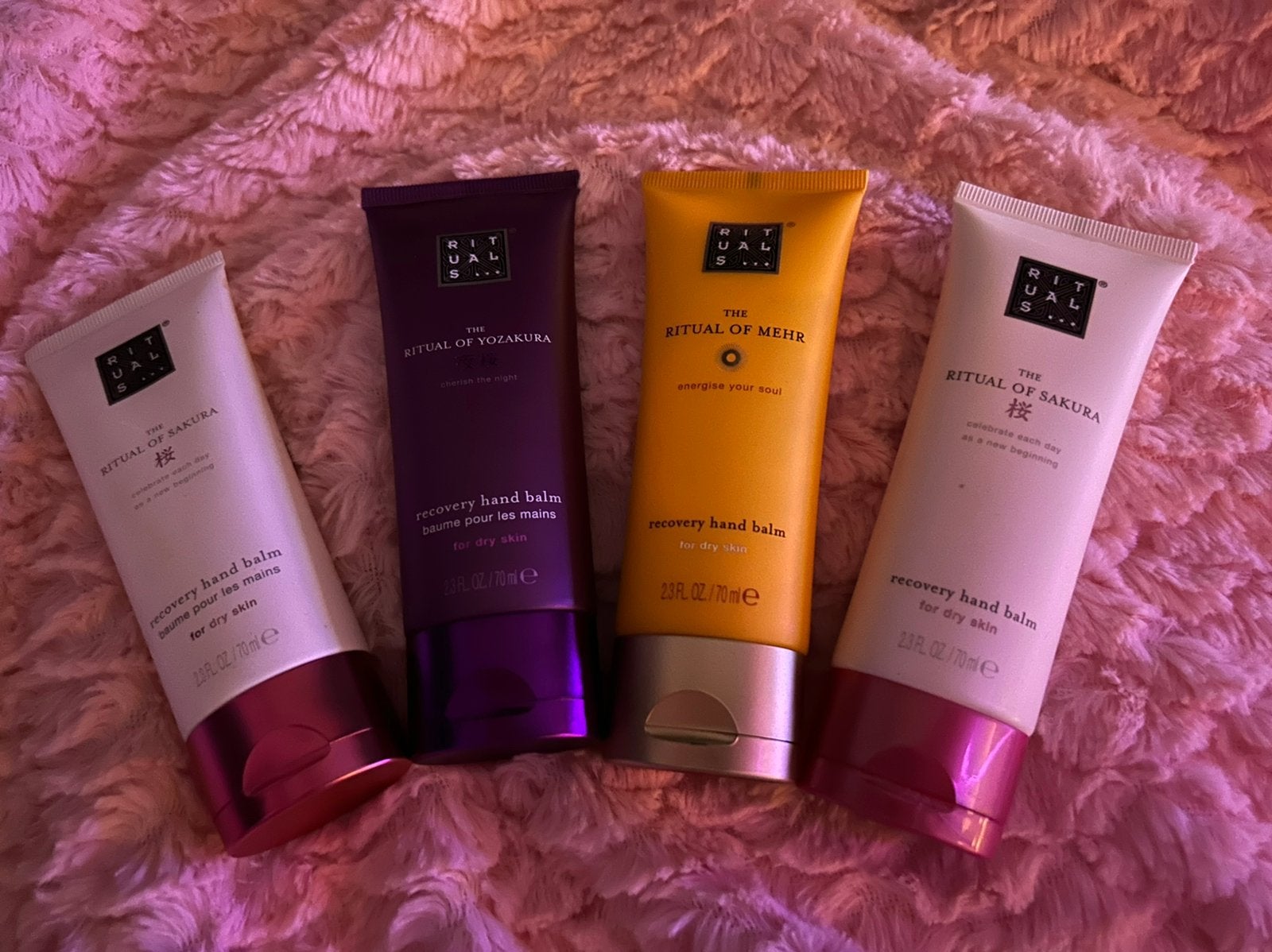Rituals handbalm 4 stuks, Sieraden, Tassen en Uiterlijk, Uiterlijk | Lichaamsverzorging, Ophalen of Verzenden, Nieuw, Bad & Douche