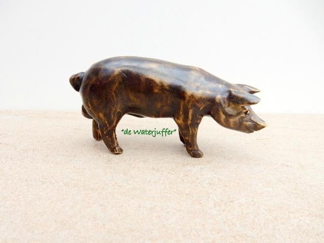 060* Bronzen varken staand (Boven €75 geen verzendkosten), Ophalen of Verzenden, Nieuw, Overige materialen